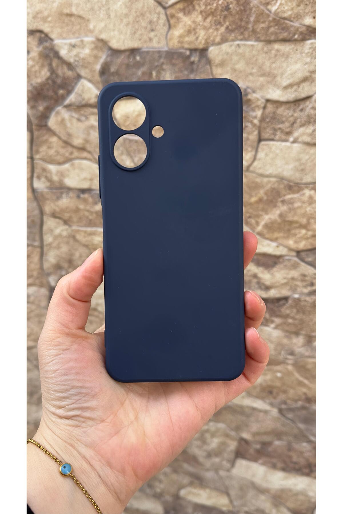Tecno Spark Go2 Uyumlu Silikon Darbe Emici Klasik Korumalı Rubber Kılıf