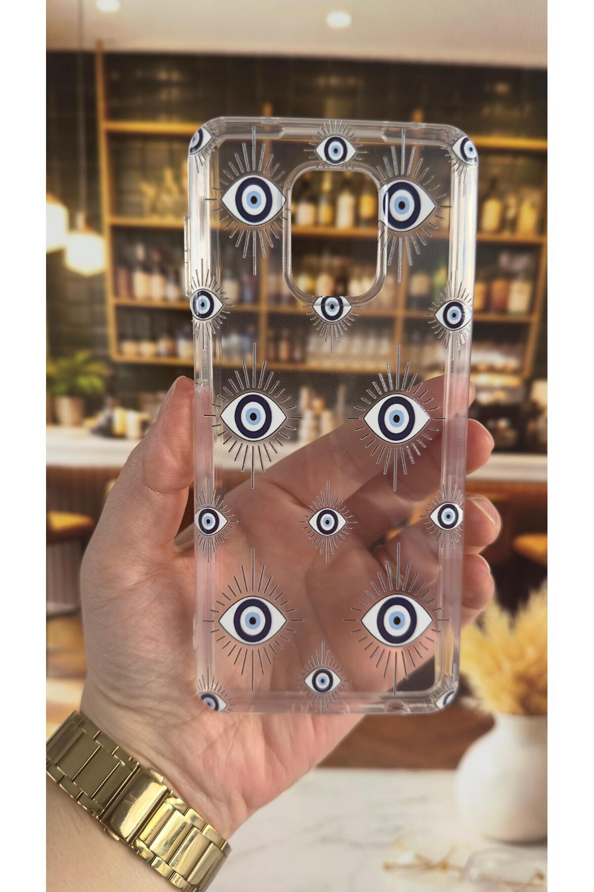 Redmi Note 9 Pro Uyumlu Evıleye Desenli Şeffaf Darbe Emici Kamera Korumalı Clear Kılıf