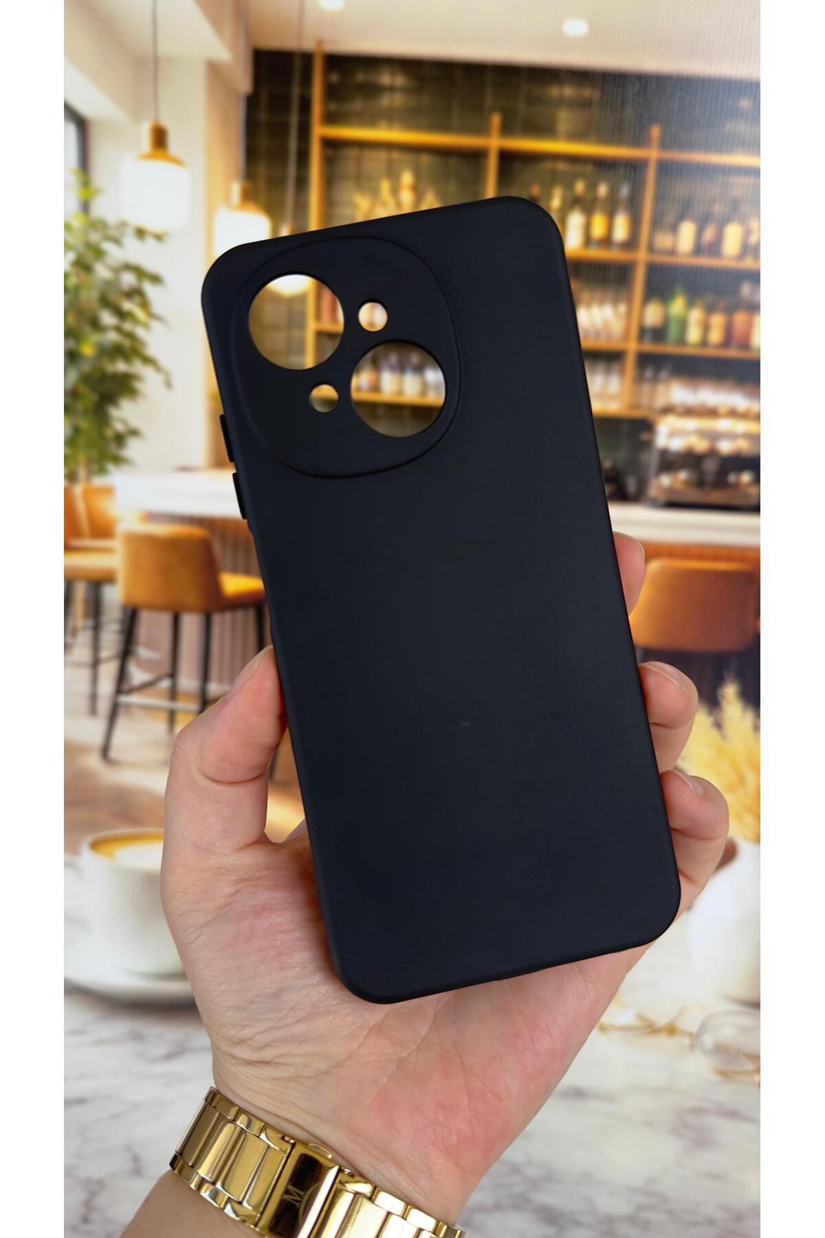 Tecno Spark Go1 Uyumlu Silikon Darbe Emici Klasik Korumalı Rubber Kılıf