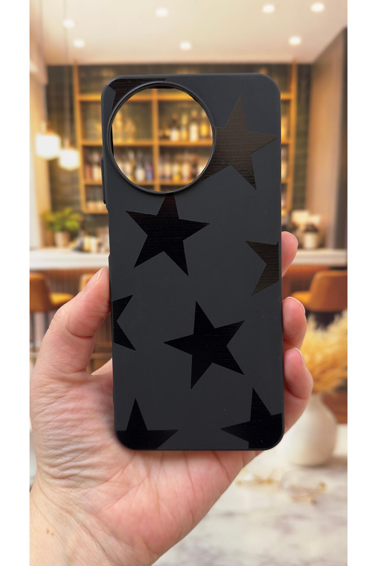 Realme 11 Uyumlu Star Silikon Darbe Emici Klasik Korumalı Rubber Kılıf