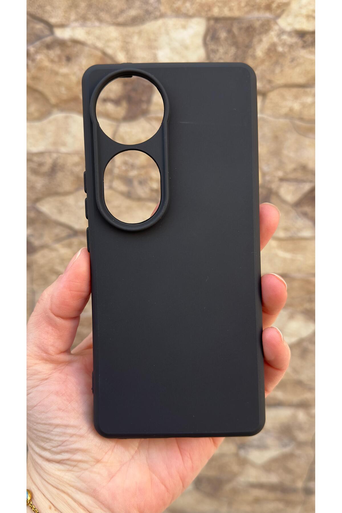 Vivo V40 5G Uyumlu Silikon Darbe Emici Klasik Korumalı Rubber Kılıf