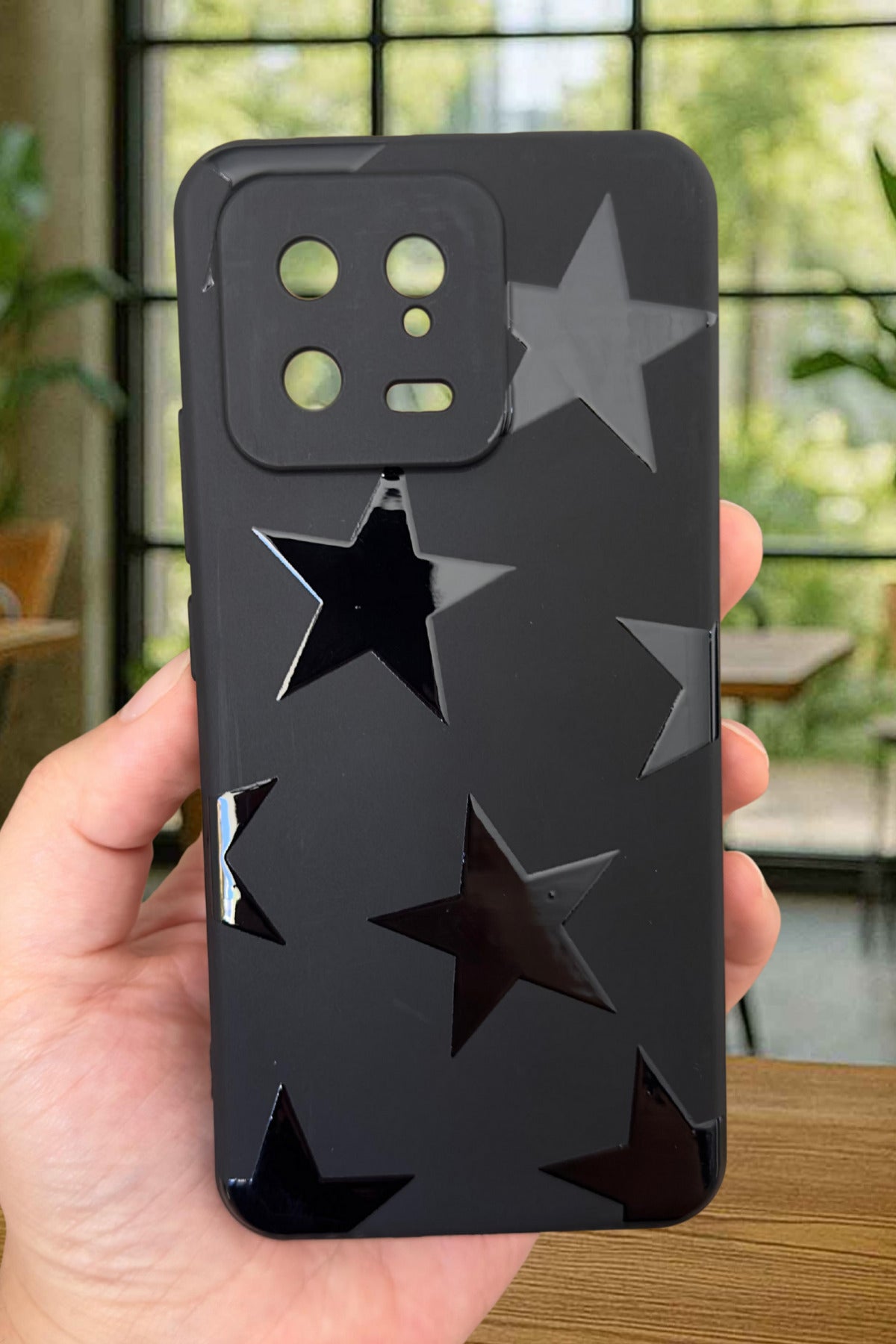 Xiaomi Mi 13 Uyumlu STAR Silikon Darbe Emici Klasik Korumalı Rubber Kılıf