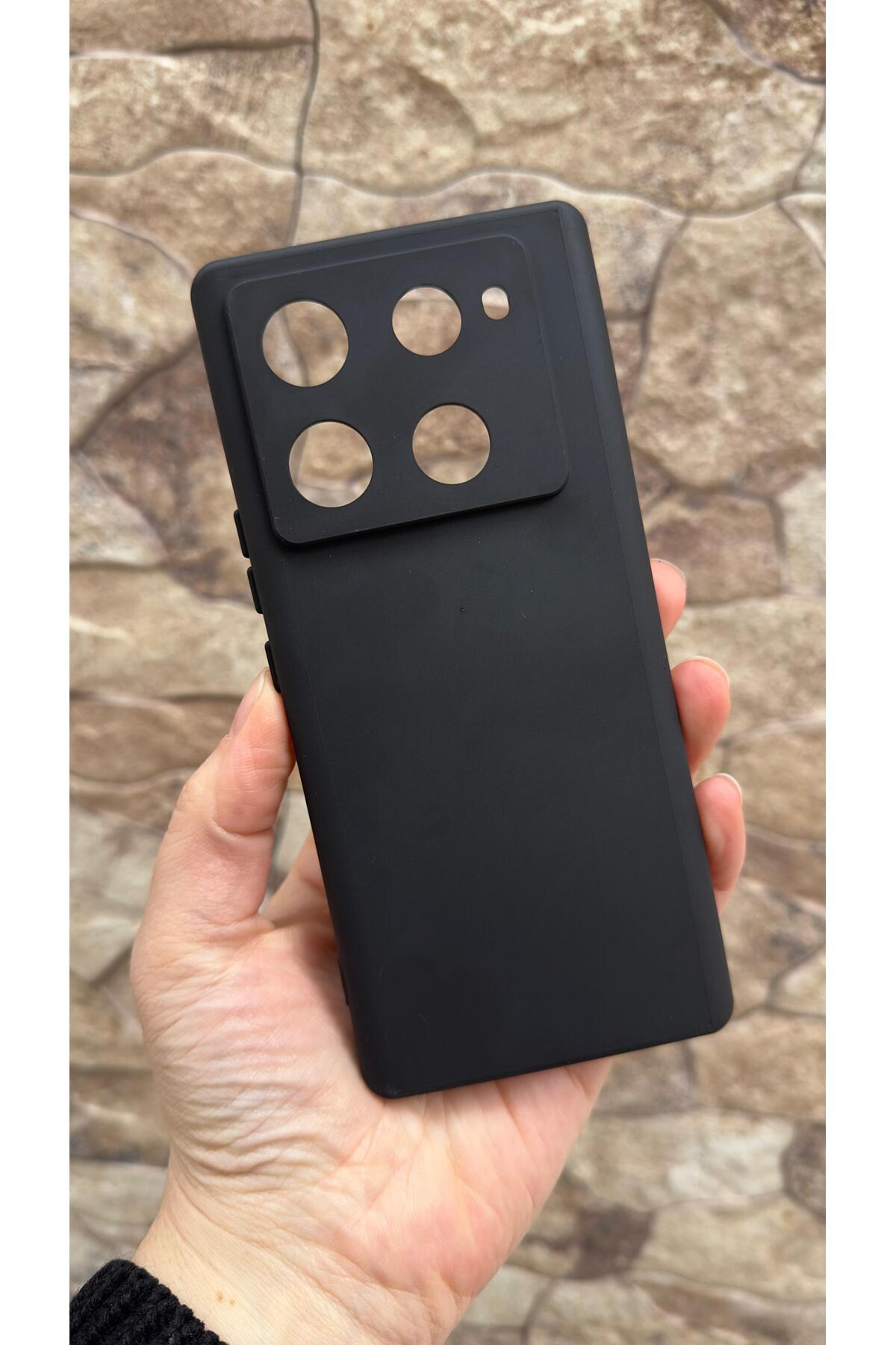 İnfınıx Note 40 Pro Uyumlu Silikon Darbe Emici Klasik Korumalı Rubber Kılıf