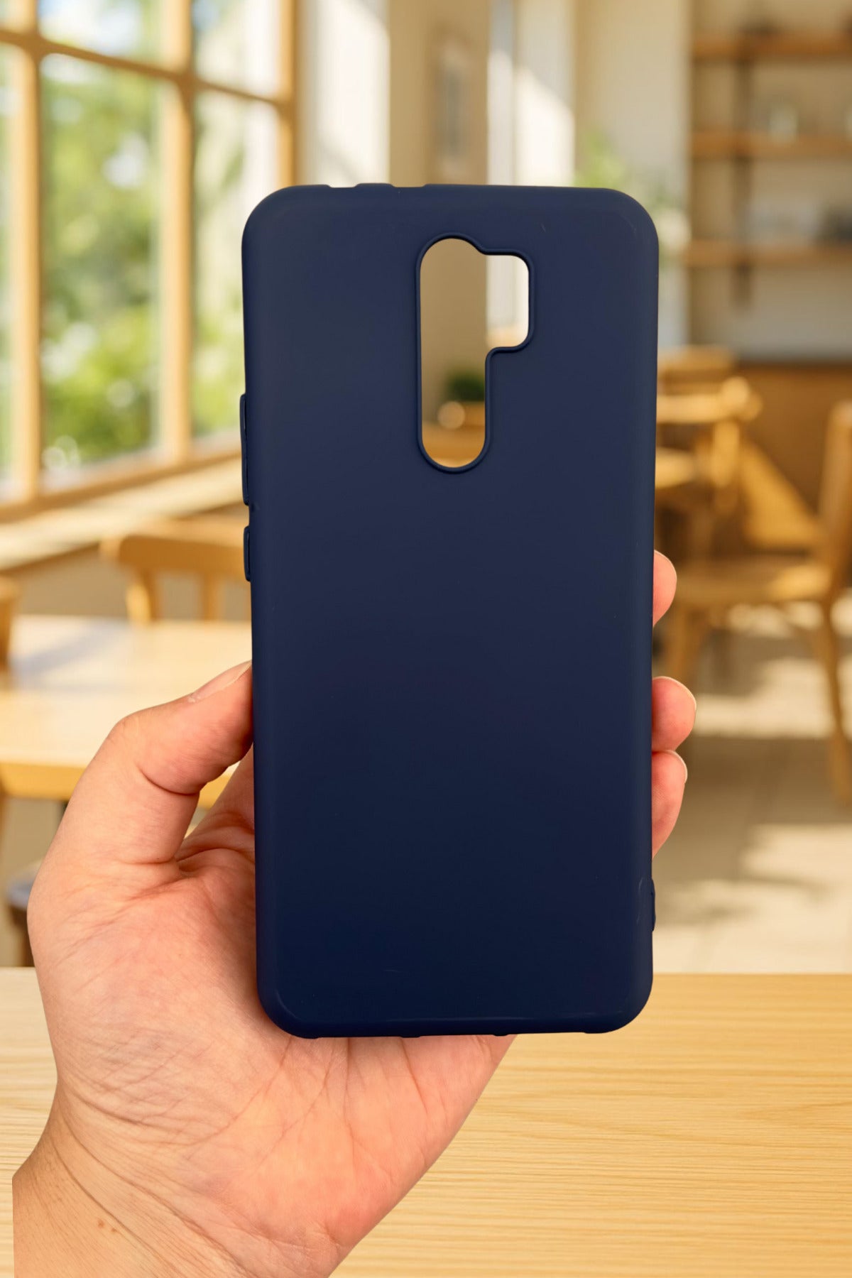 Xiaomi Redmi 9 Uyumlu Silikon Darbe Emici Klasik Korumalı Rubber Kılıf