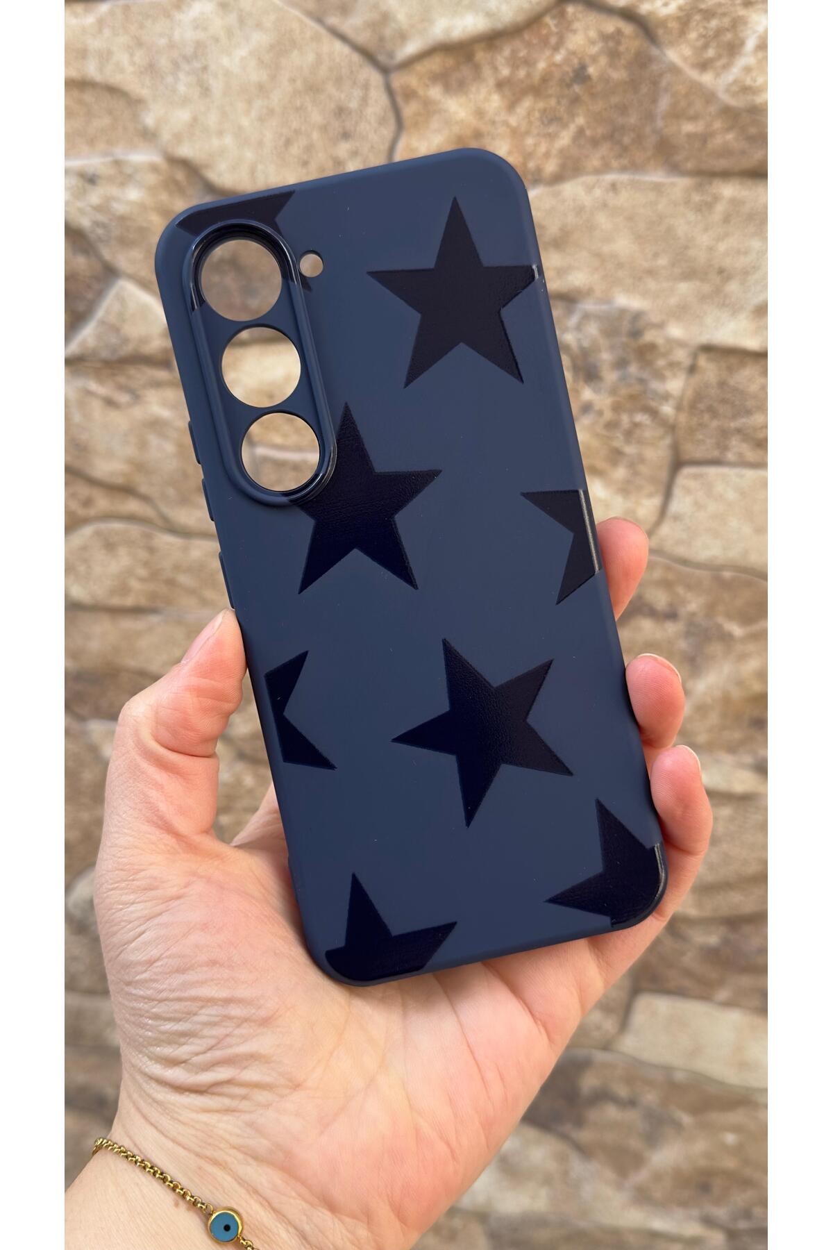Tecno Spark 40 Pro Uyumlu Star Silikon Darbe Emici Klasik Korumalı Rubber Kılıf