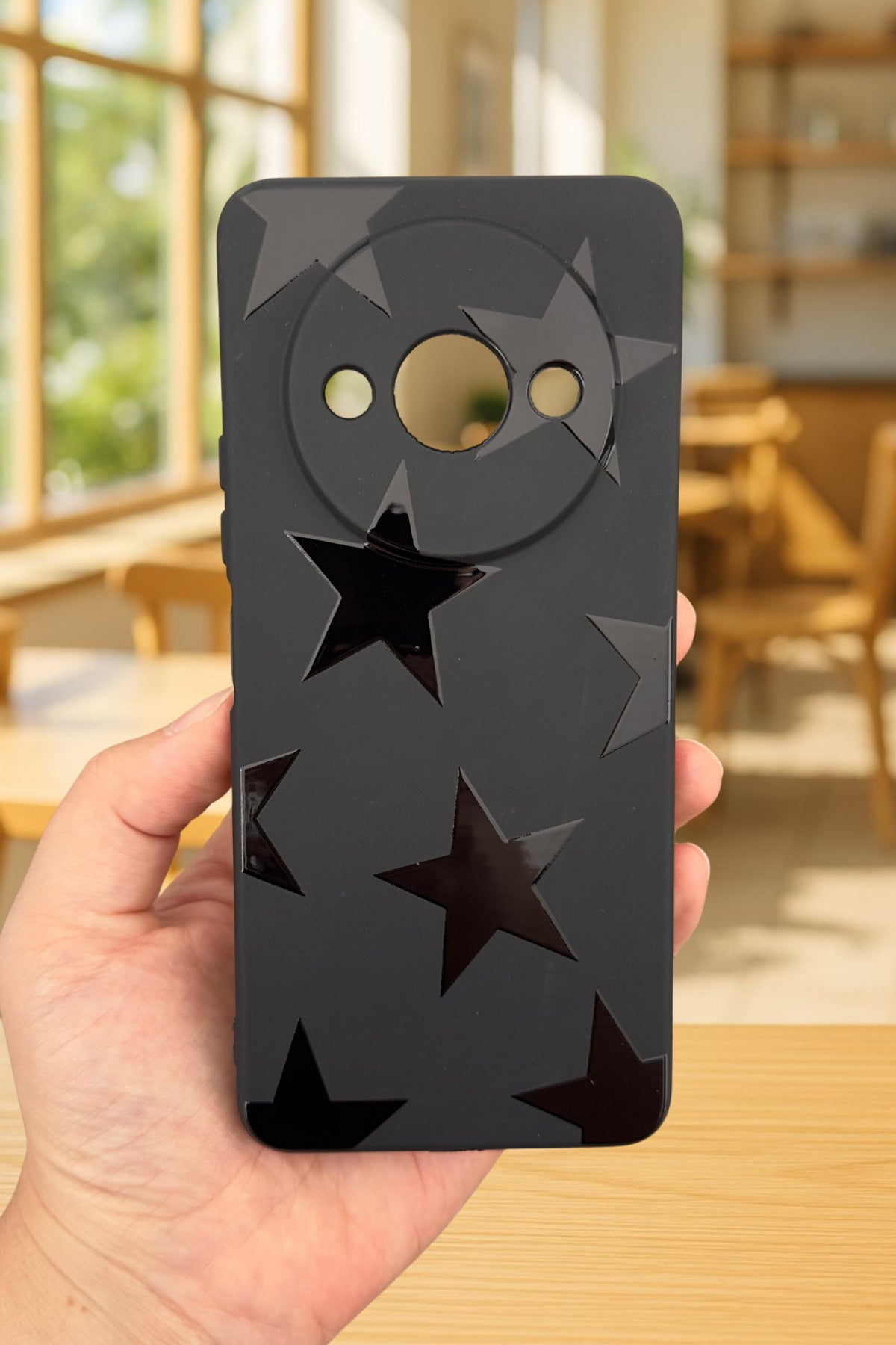 Xiaomi Redmi A3 Uyumlu STAR Silikon Darbe Emici Klasik Korumalı Rubber Kılıf