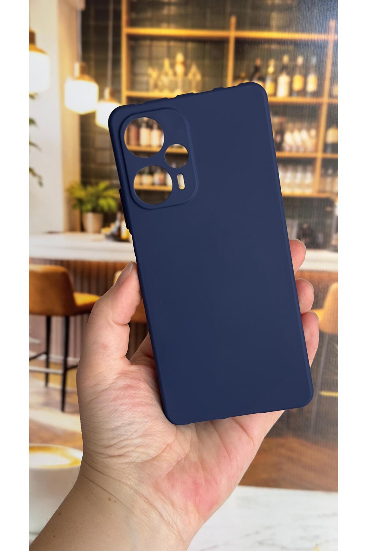 Poco F5 Uyumlu Silikon Darbe Emici Klasik Korumalı Rubber Kılıf