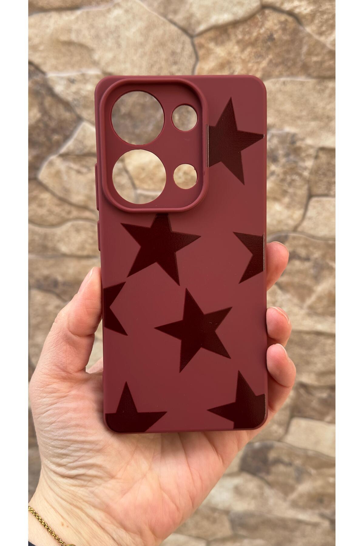 Redmi Note 13 Pro 4G Uyumlu Star Silikon Darbe Emici Klasik Korumalı Rubber Kılıf