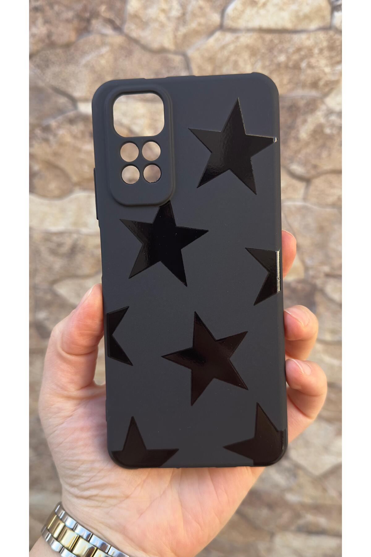 REDMİ NOTE 11/11S Uyumlu Star Silikon Darbe Emici Klasik Korumalı Rubber Kılıf