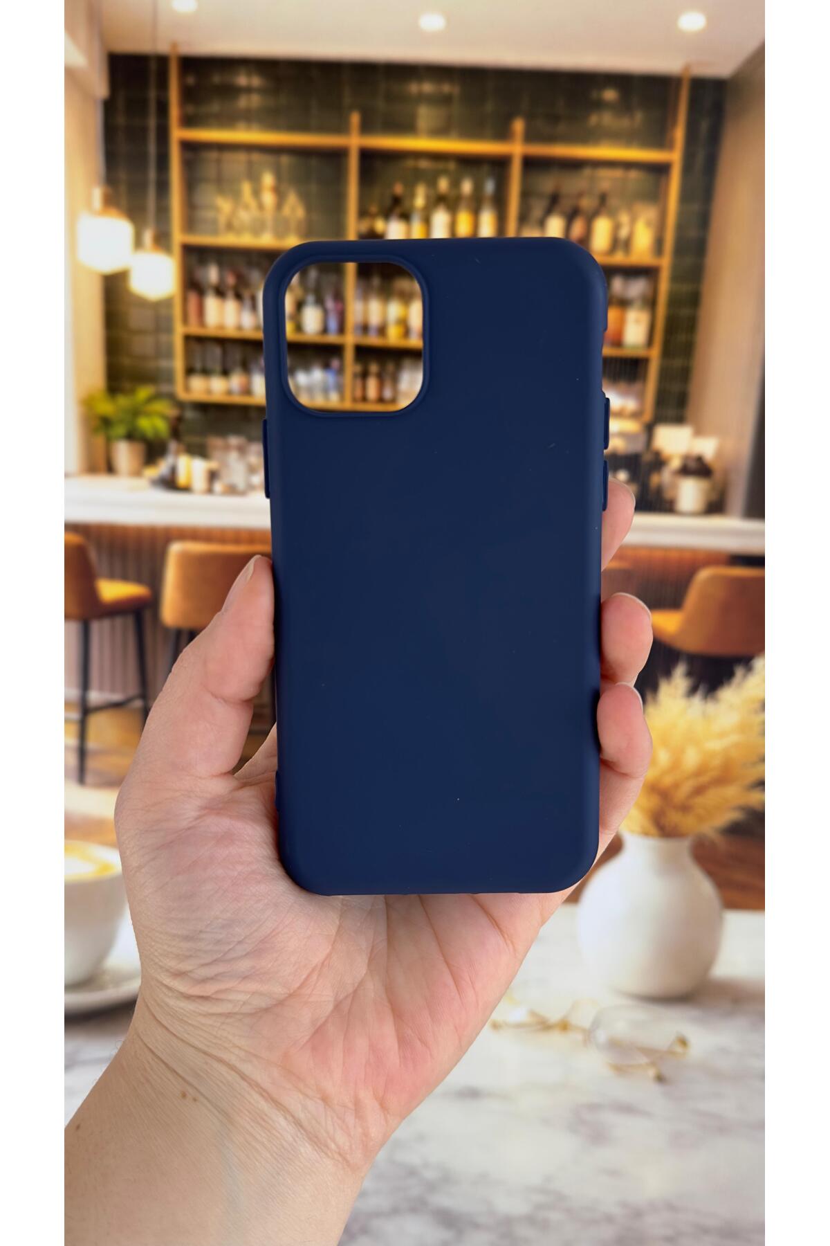 Iphone 11 Pro Max Uyumlu Silikon Darbe Emici Klasik Korumalı Rubber Kılıf