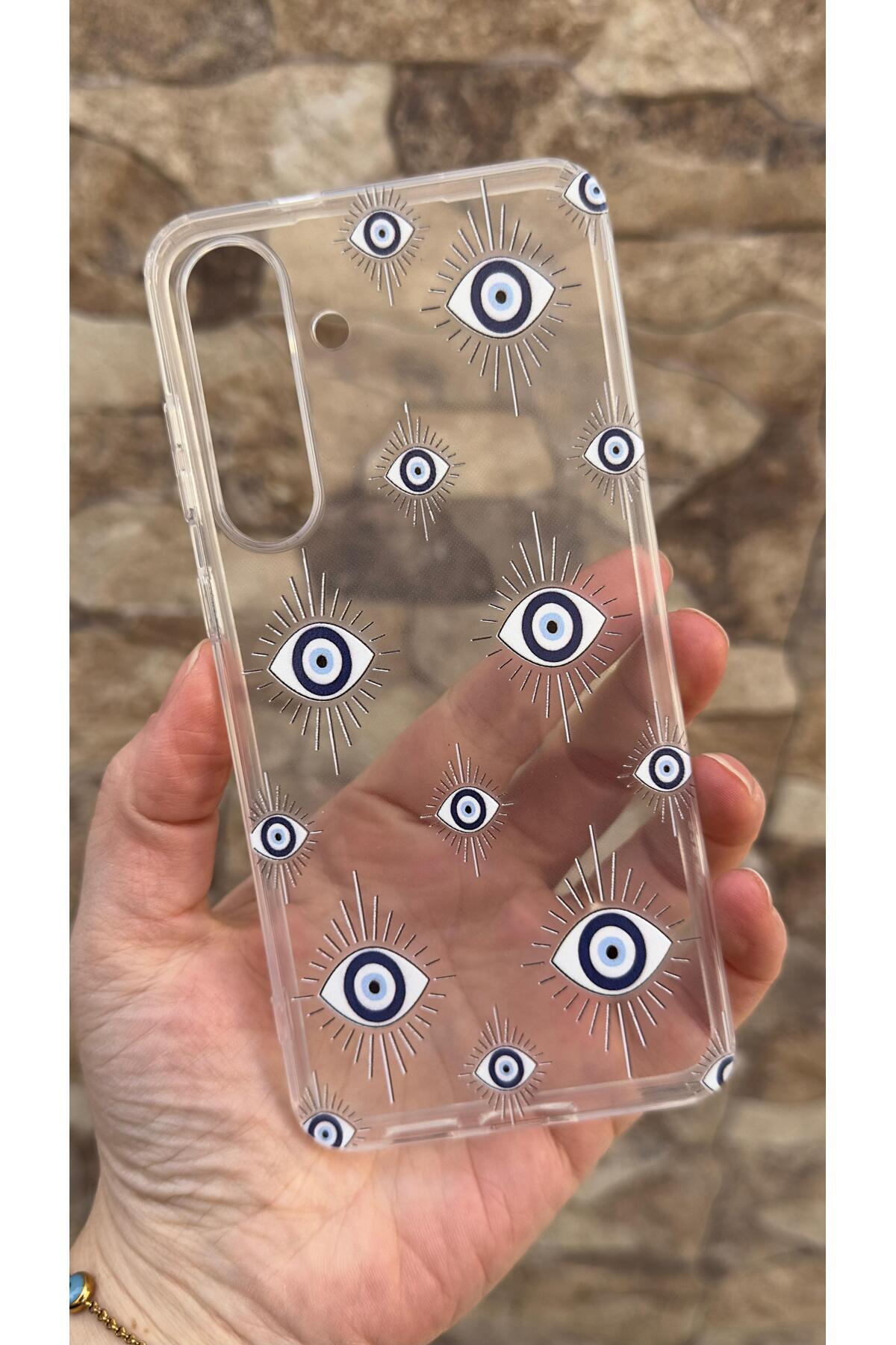 Samsung Galaxy S25 FE Uyumlu Evıleye Desenli Şeffaf Darbe Emici Kamera Korumalı Clear Kılıf