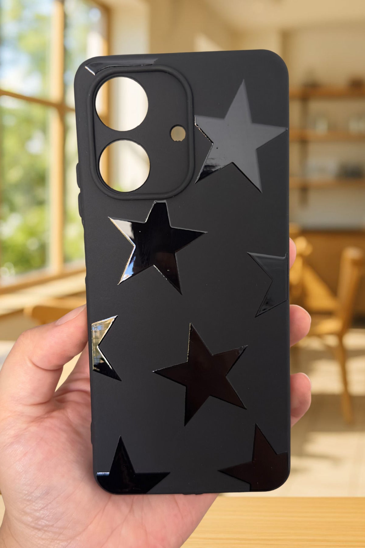 REALME NOTE 60 Uyumlu STAR Silikon Darbe Emici Klasik Korumalı Rubber Kılıf