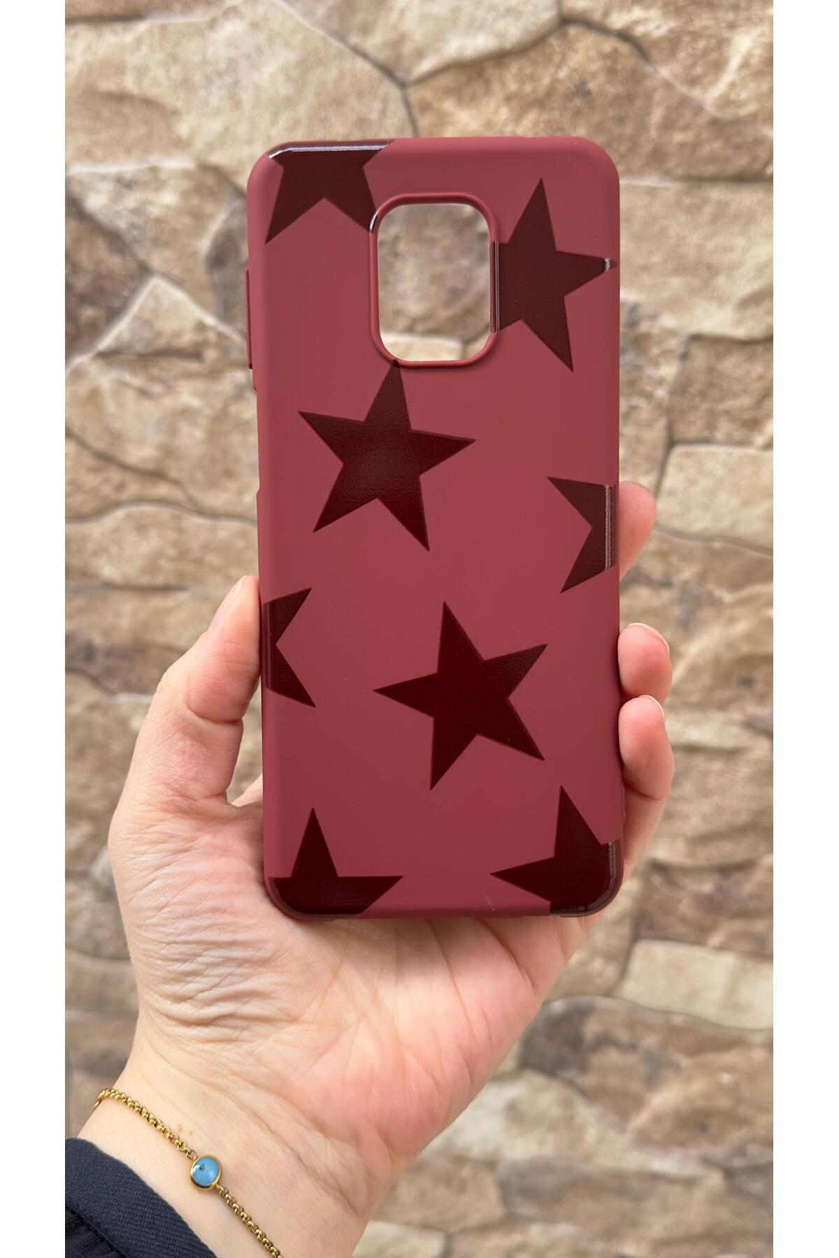 Redmi Note 9 Pro ve 9S Uyumlu Star Silikon Darbe Emici Klasik Korumalı Rubber Kılıf