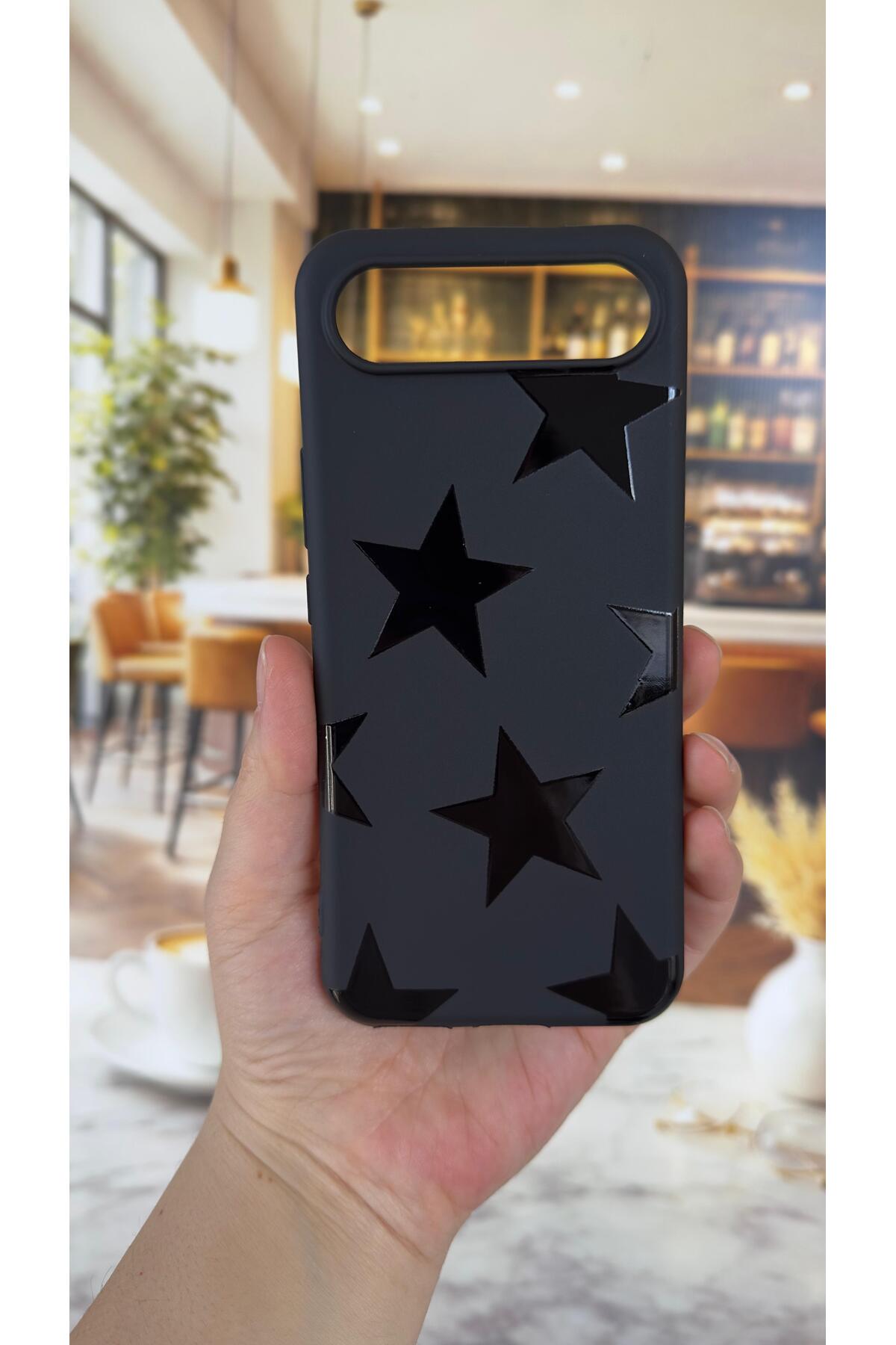 Tecno Spark Slim 5G Uyumlu Star Silikon Darbe Emici Klasik Korumalı Rubber Kılıf