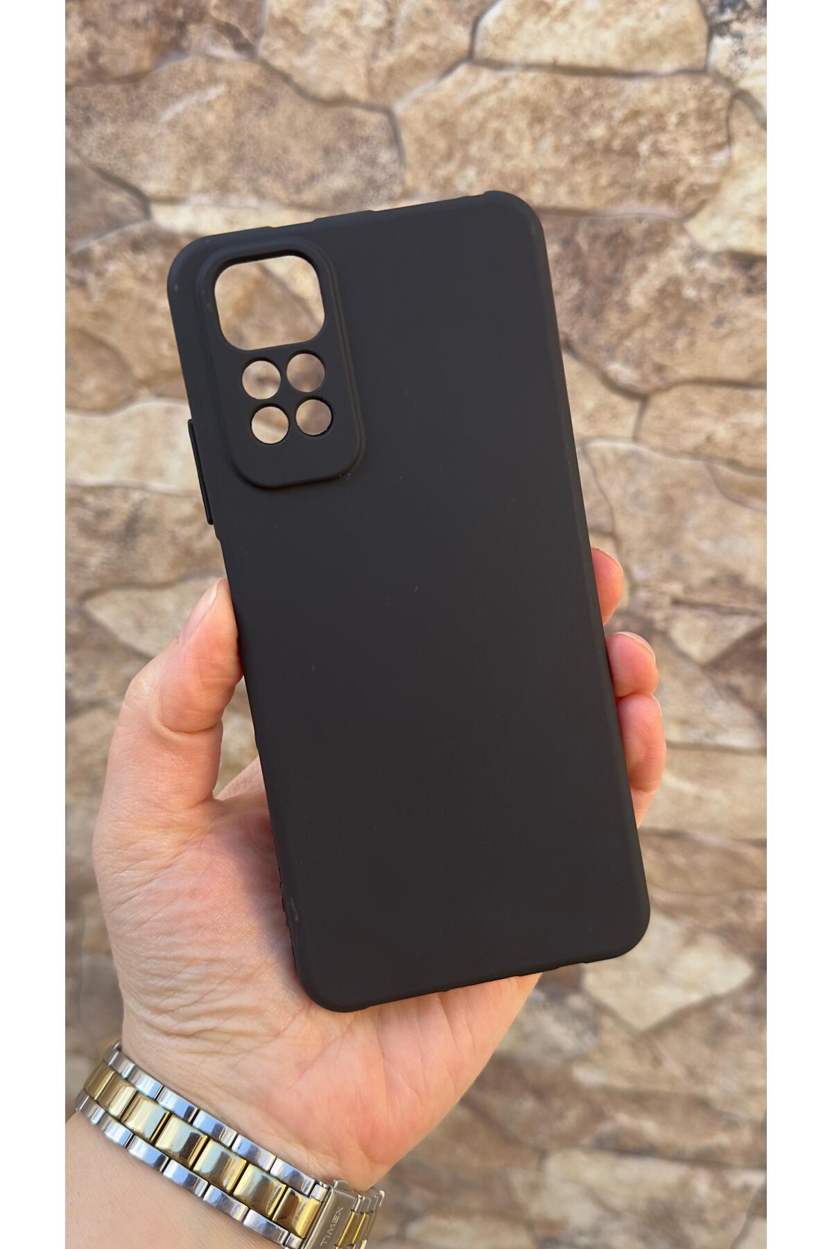 REDMİ NOTE 11/11S Uyumlu Silikon Darbe Emici Klasik Korumalı Rubber Kılıf