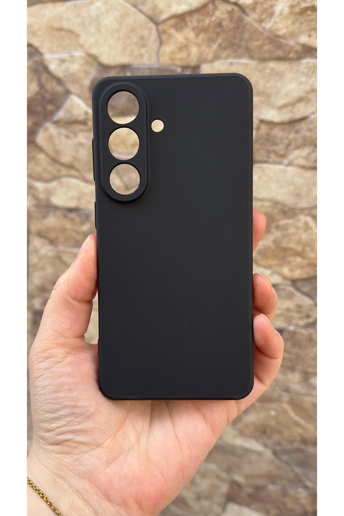 Samsung Galaxy S26 Uyumlu Silikon Darbe Emici Klasik Korumalı Rubber Kılıf