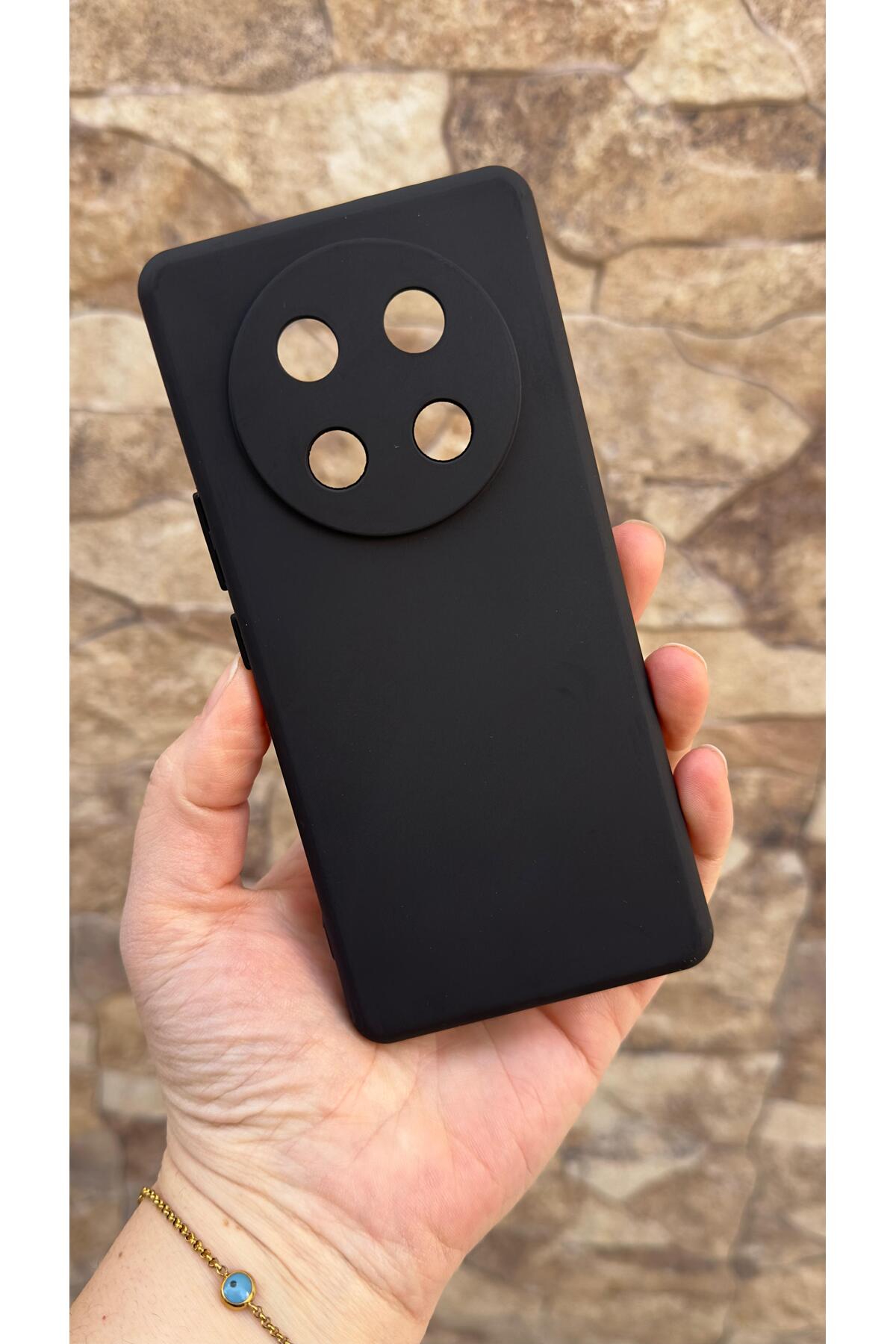 Honor Magic 7 Lite 5G Uyumlu Silikon Darbe Emici Klasik Korumalı Rubber Kılıf