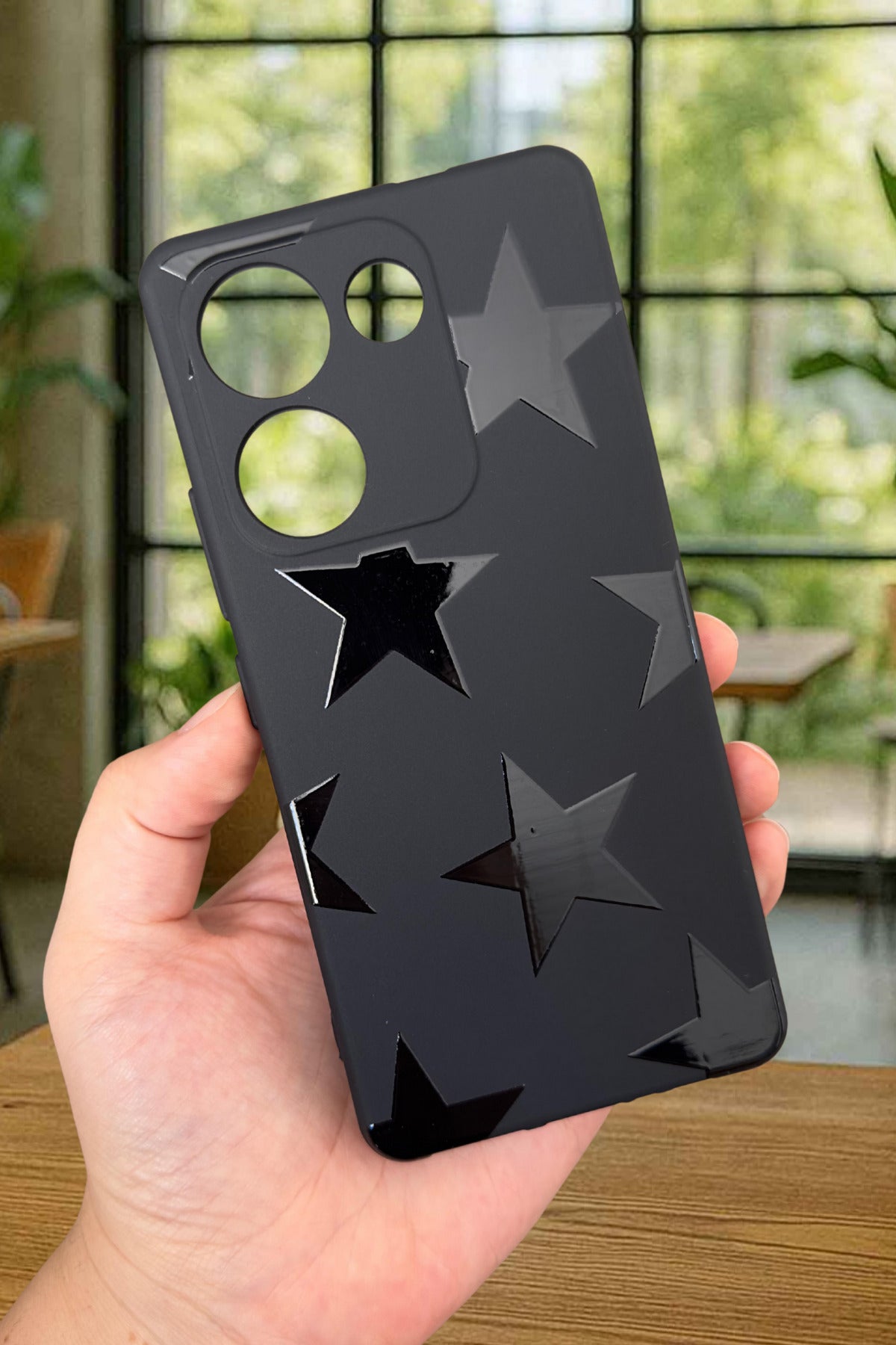 TECNO CAMON 20 PRO Uyumlu STAR Silikon Darbe Emici Klasik Korumalı Rubber Kılıf