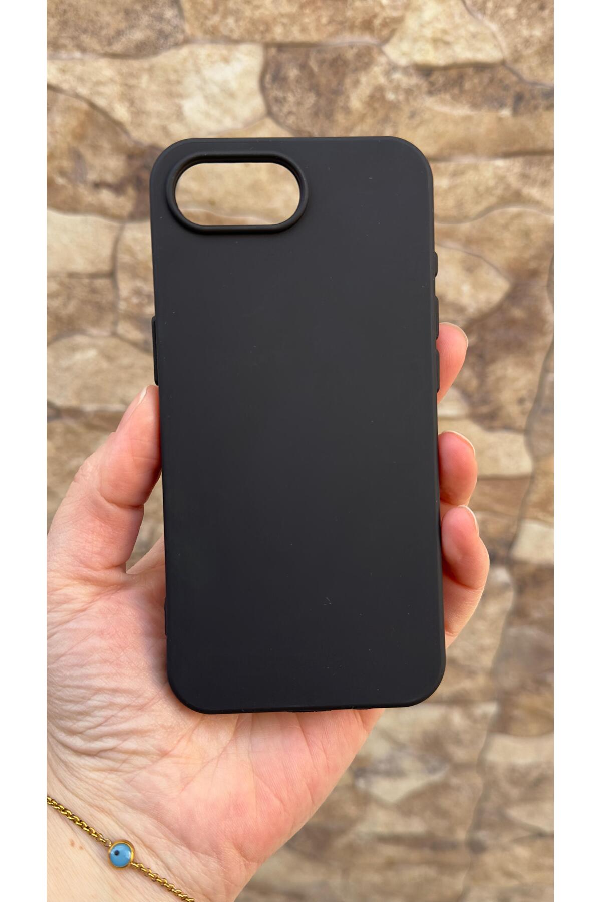 İphone 16E Uyumlu Silikon Darbe Emici Klasik Korumalı Rubber Kılıf
