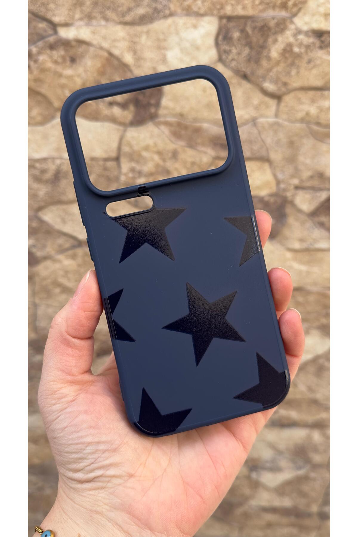 MI 17 Pro Max Uyumlu Star Silikon Darbe Emici Klasik Korumalı Rubber Kılıf