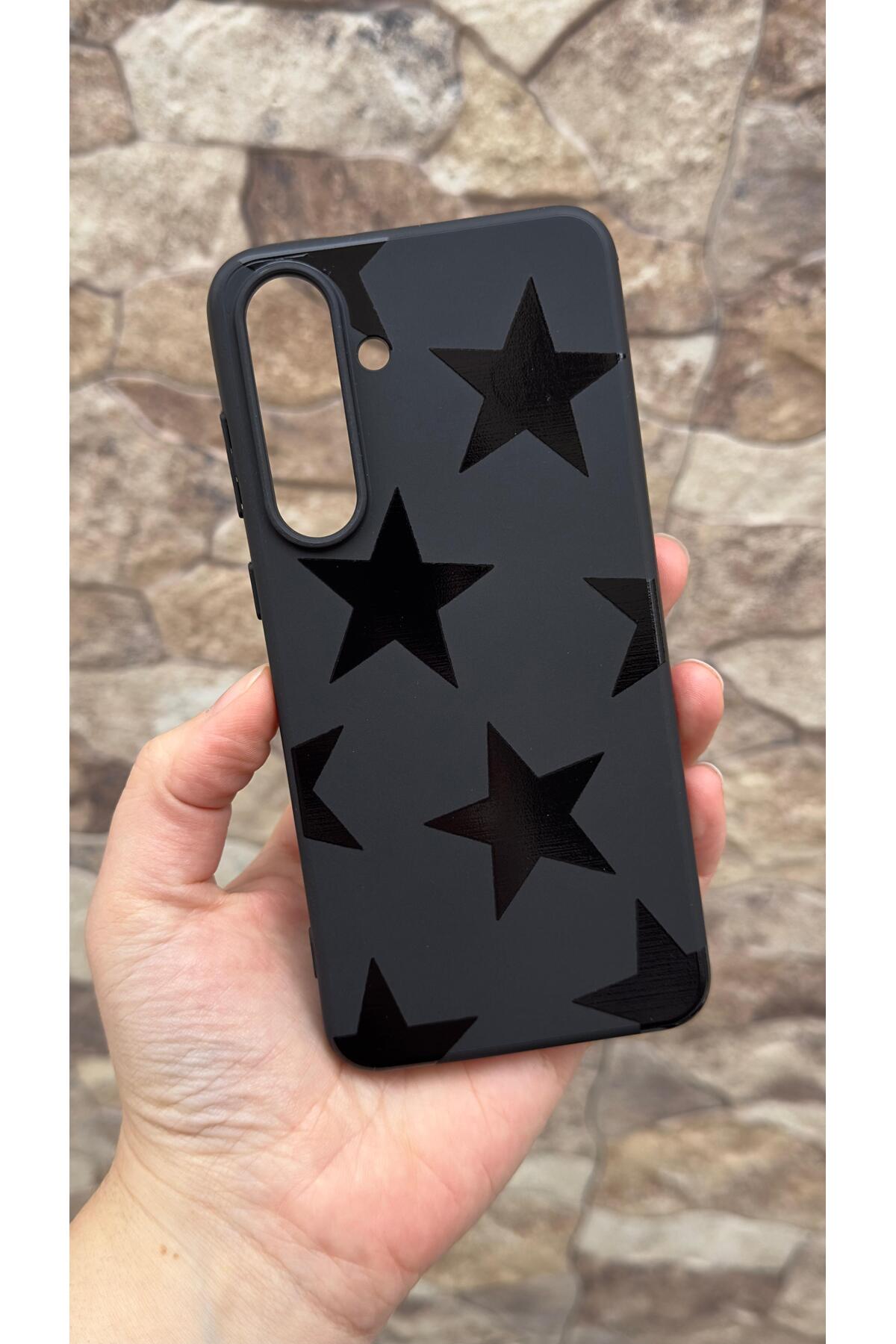 Samsung Galaxy S25 FE Uyumlu Star Silikon Darbe Emici Klasik Korumalı Rubber Kılıf 277