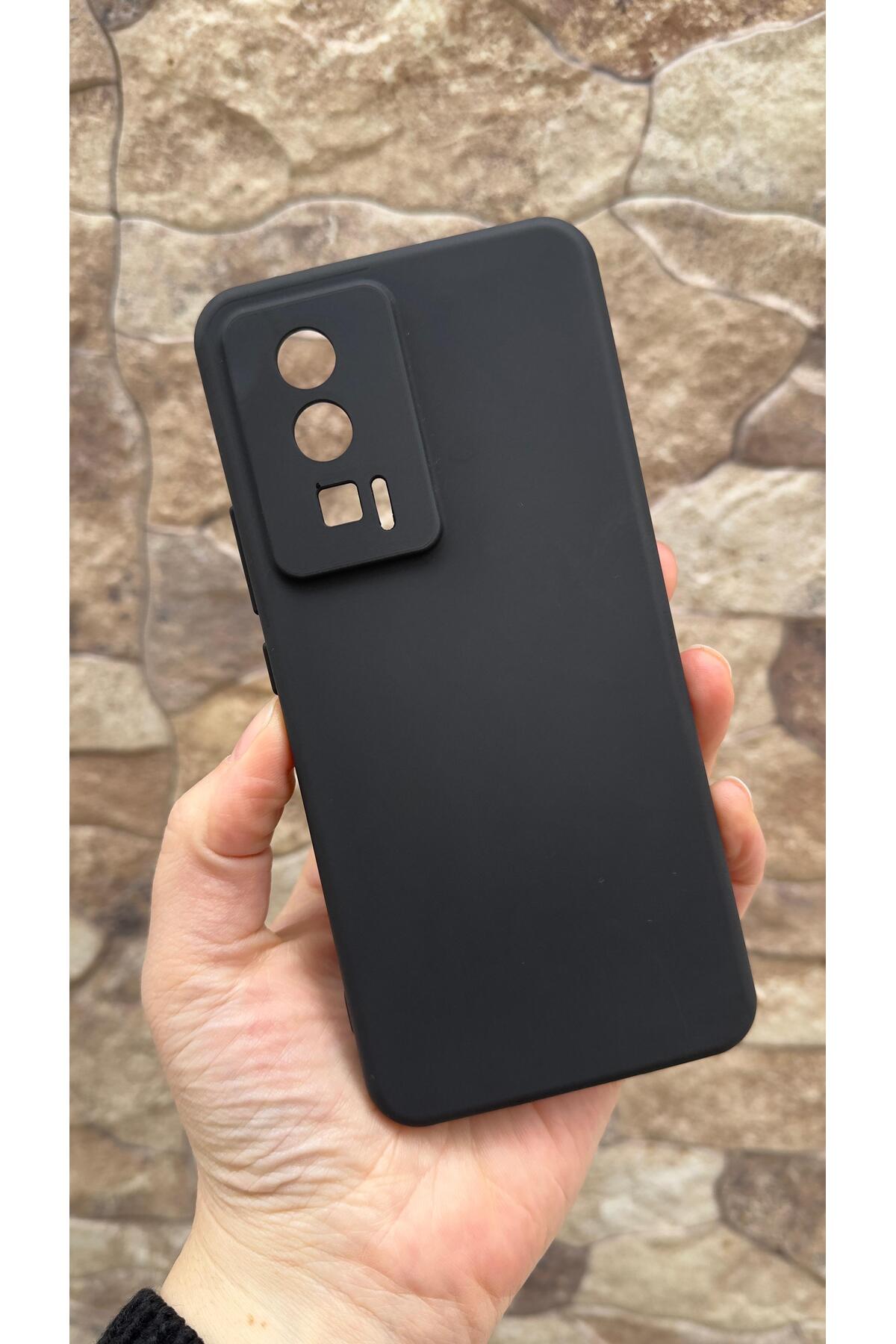 Poco F5 Pro Uyumlu Silikon Darbe Emici Klasik Korumalı Rubber Kılıf