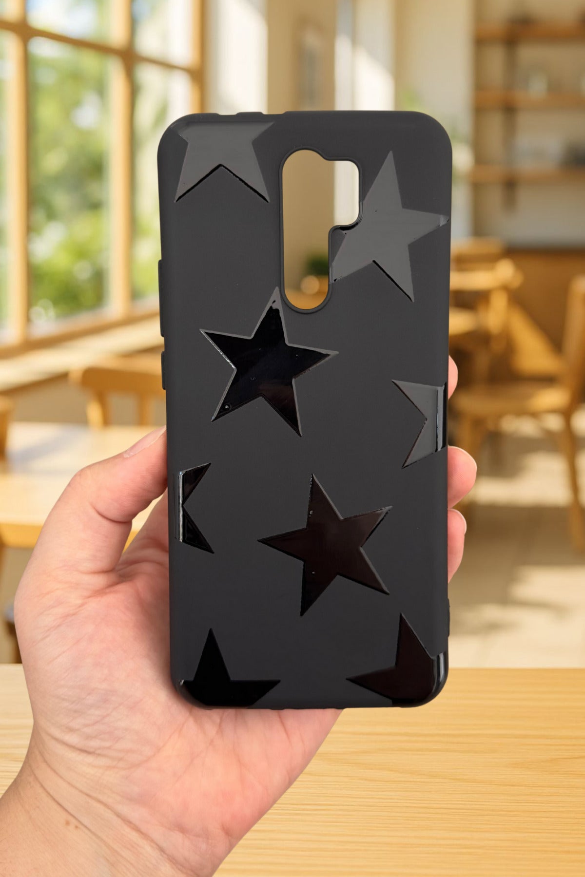 Xiaomi Redmi 9 Uyumlu STAR Silikon Darbe Emici Klasik Korumalı Rubber Kılıf