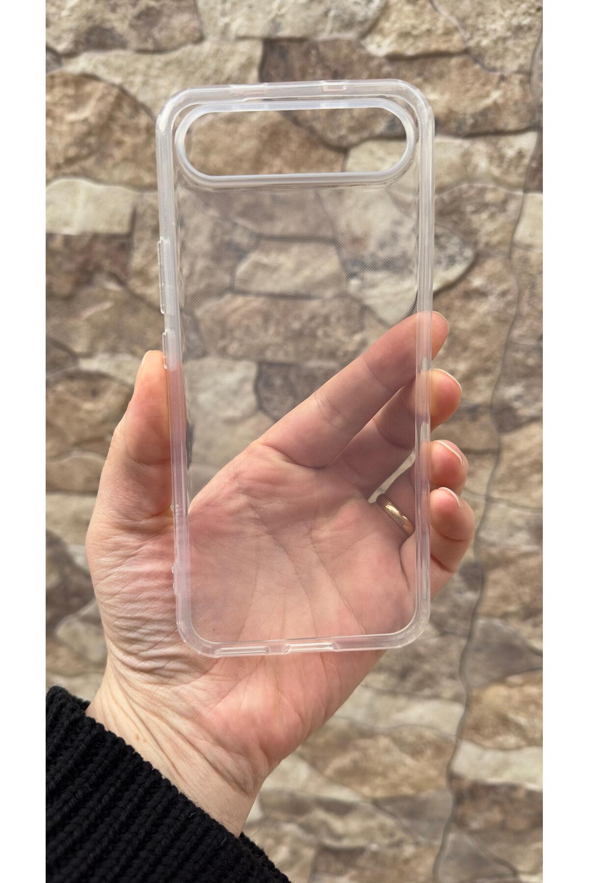 Tecno Spark Slim Uyumlu Şeffaf Darbe Emici Kamera Korumalı Clear Kılıf