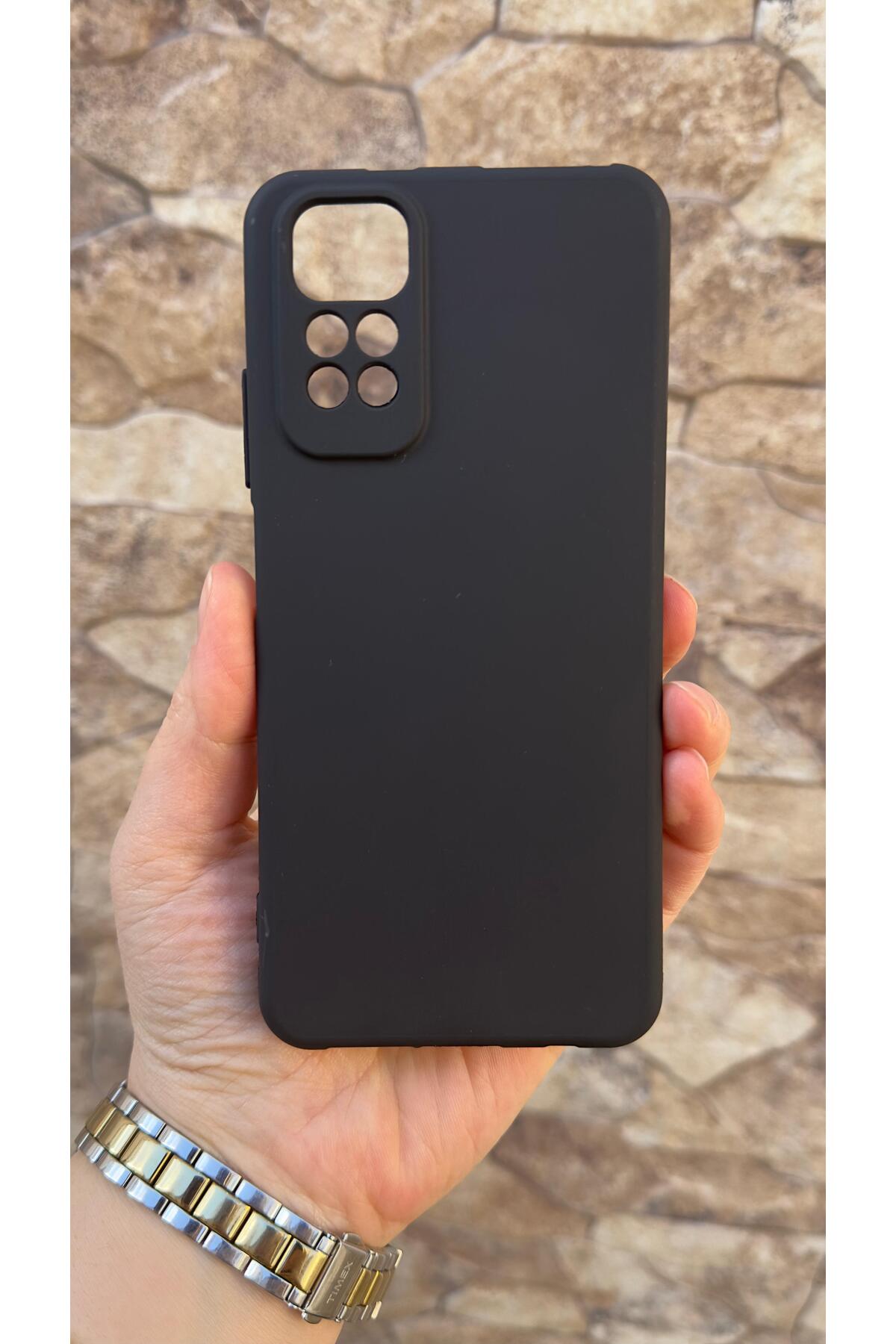 REDMİ NOTE 11/11S Uyumlu Silikon Darbe Emici Klasik Korumalı Rubber Kılıf