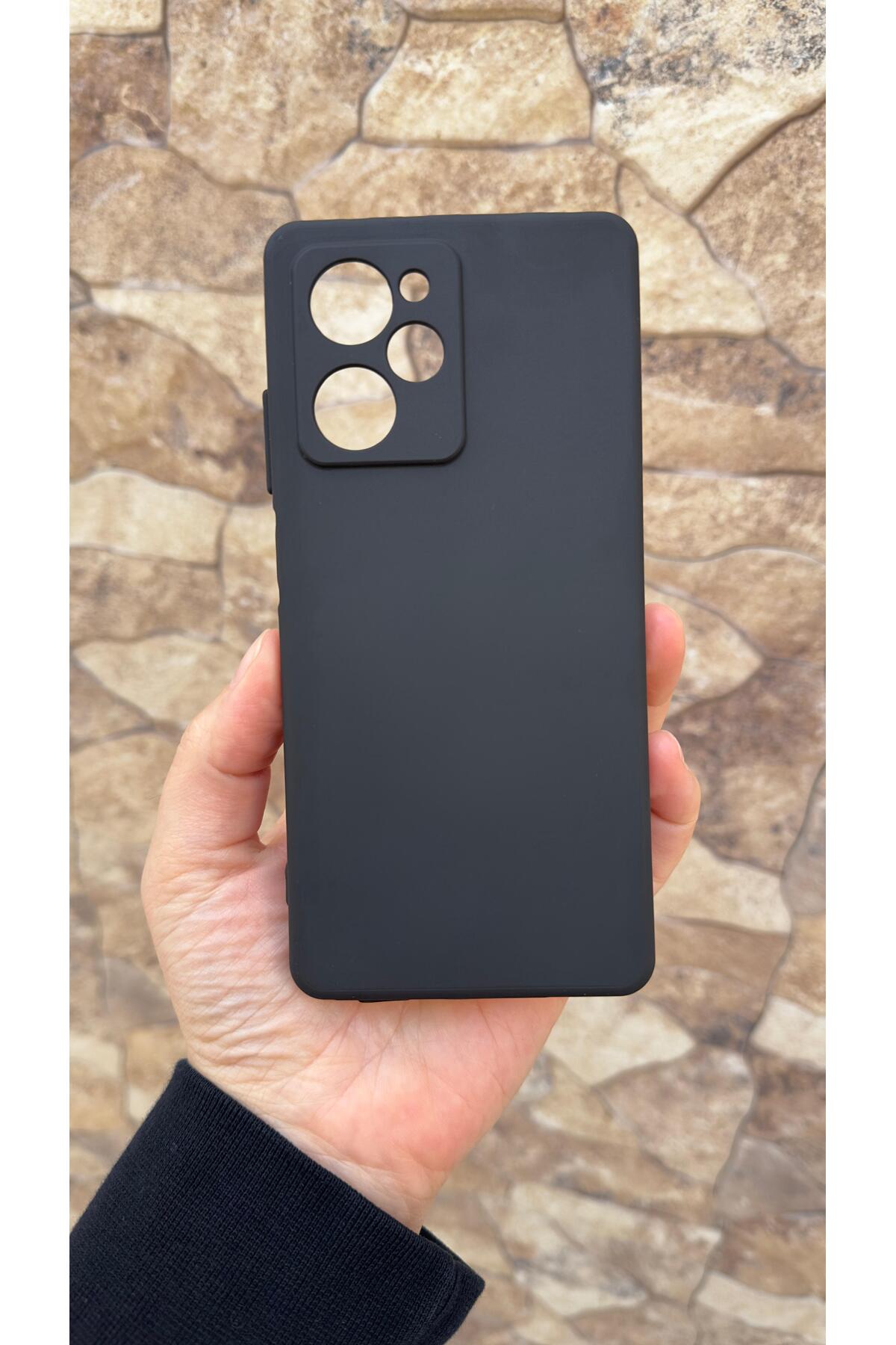 POCO X5 PRO Uyumlu Silikon Darbe Emici Klasik Korumalı Rubber Kılıf