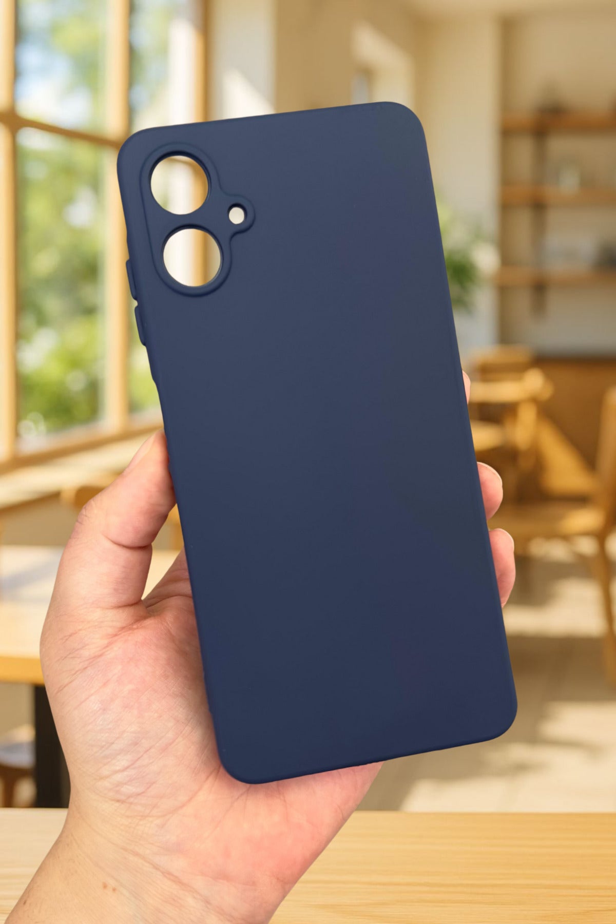 Samsung Galaxy A07 Uyumlu Silikon Darbe Emici Klasik Korumalı Rubber Kılıf