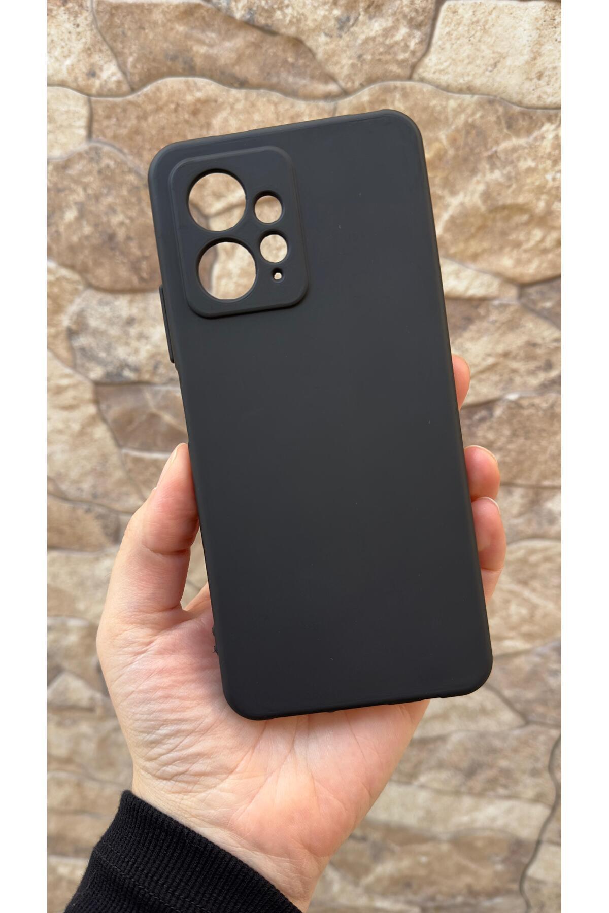 Xiaomi Redmi Note 12 4G Uyumlu Silikon Darbe Emici Klasik Korumalı Rubber Kılıf