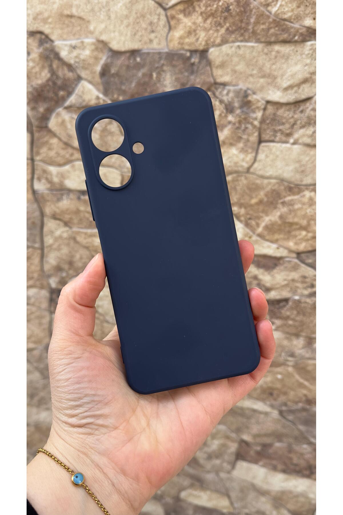 Tecno Spark Go2 Uyumlu Silikon Darbe Emici Klasik Korumalı Rubber Kılıf