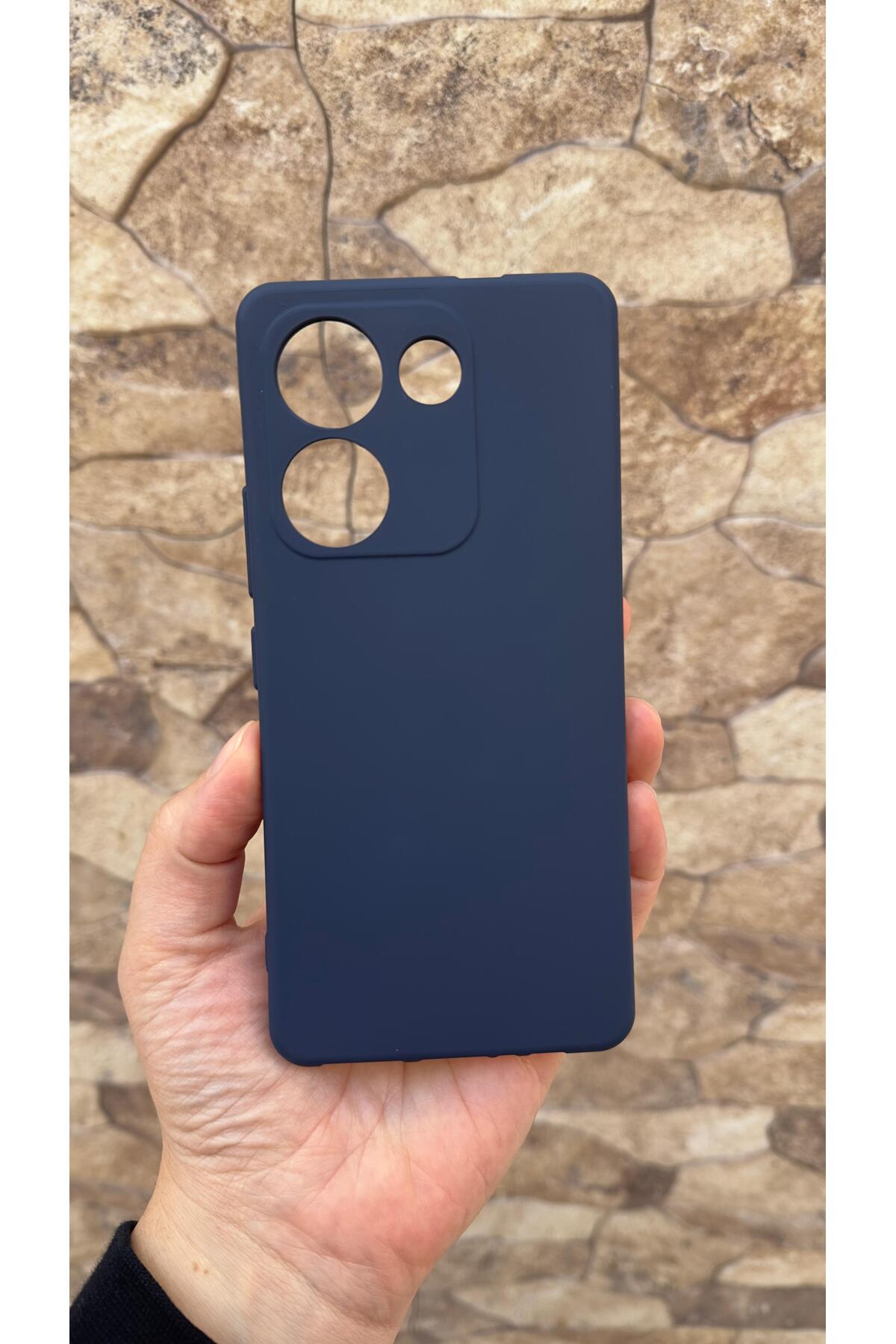 TECNO CAMON 20 PRO Uyumlu Silikon Darbe Emici Klasik Korumalı Rubber Kılıf
