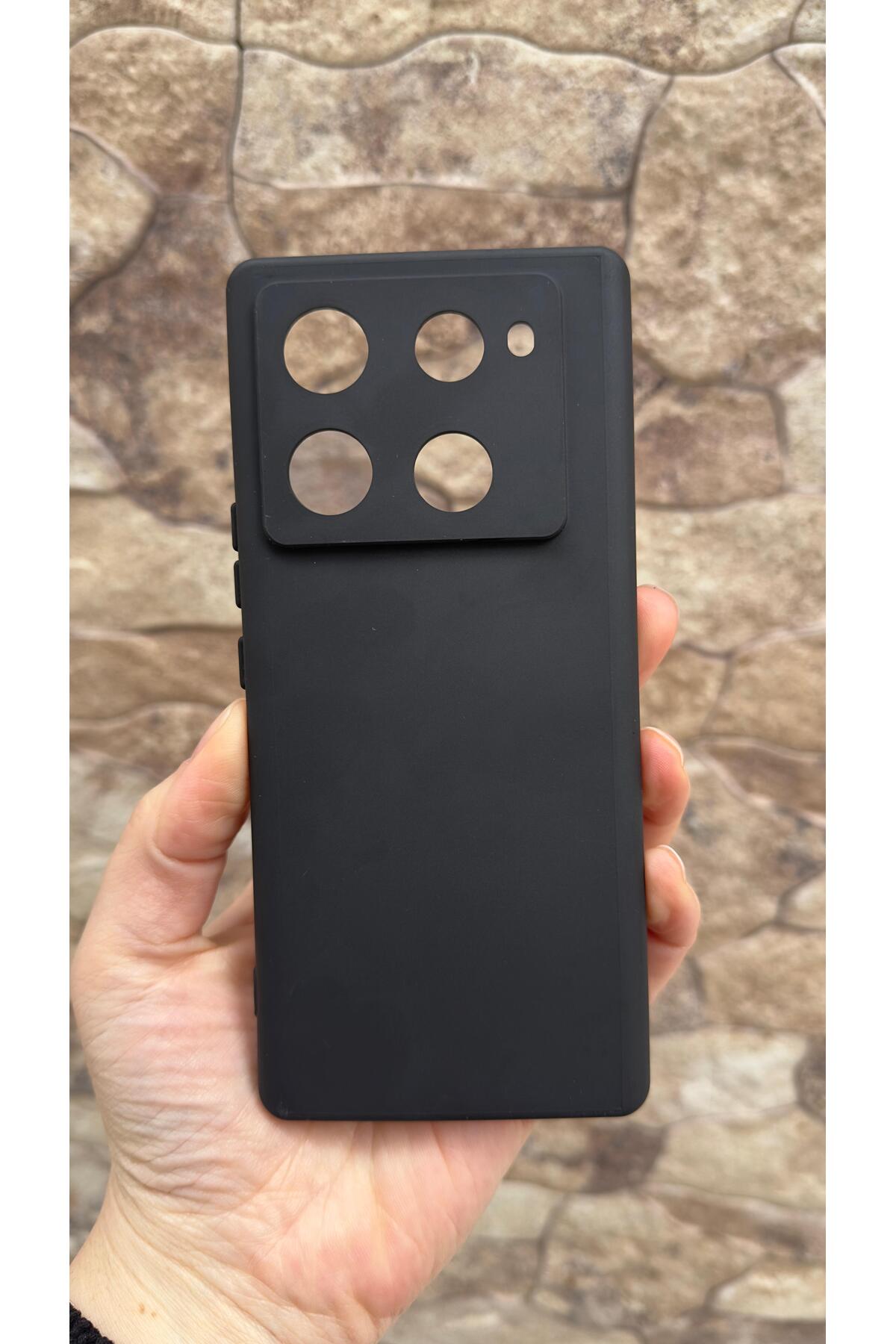 İnfınıx Note 40 Pro Uyumlu Silikon Darbe Emici Klasik Korumalı Rubber Kılıf