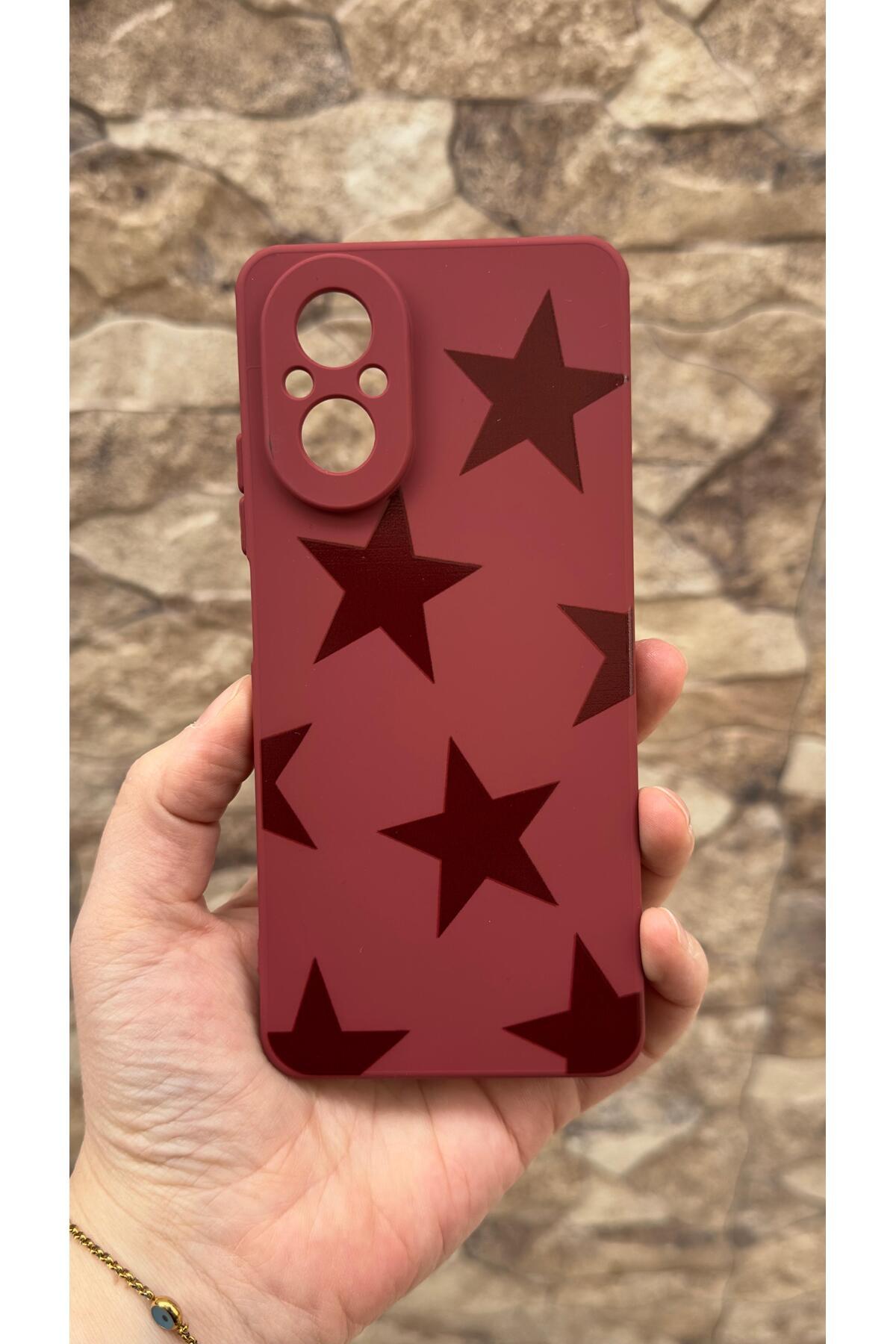 REALME 12 LİTE Uyumlu Star Silikon Darbe Emici Klasik Korumalı Rubber Kılıf