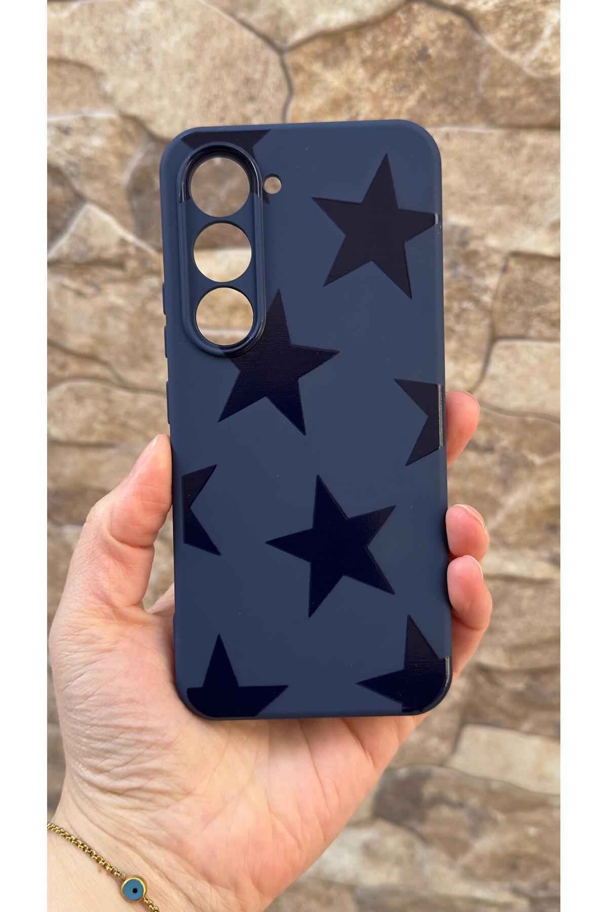 Tecno Spark 40 Pro Uyumlu Star Silikon Darbe Emici Klasik Korumalı Rubber Kılıf