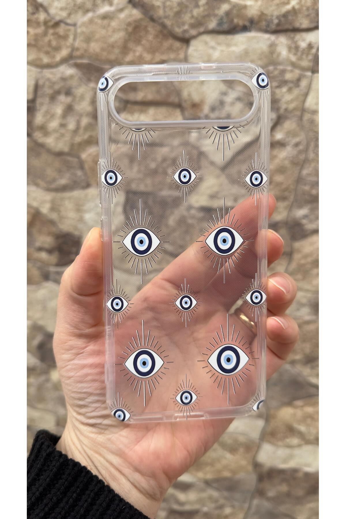 Tecno Spark Slim Uyumlu Evıleye Desenli Şeffaf Darbe Emici Kamera Korumalı Clear Kılıf
