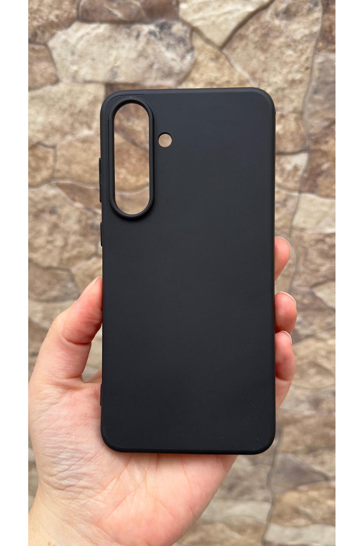 Samsung Galaxy S25 FE Uyumlu Silikon Darbe Emici Klasik Korumalı Rubber Kılıf