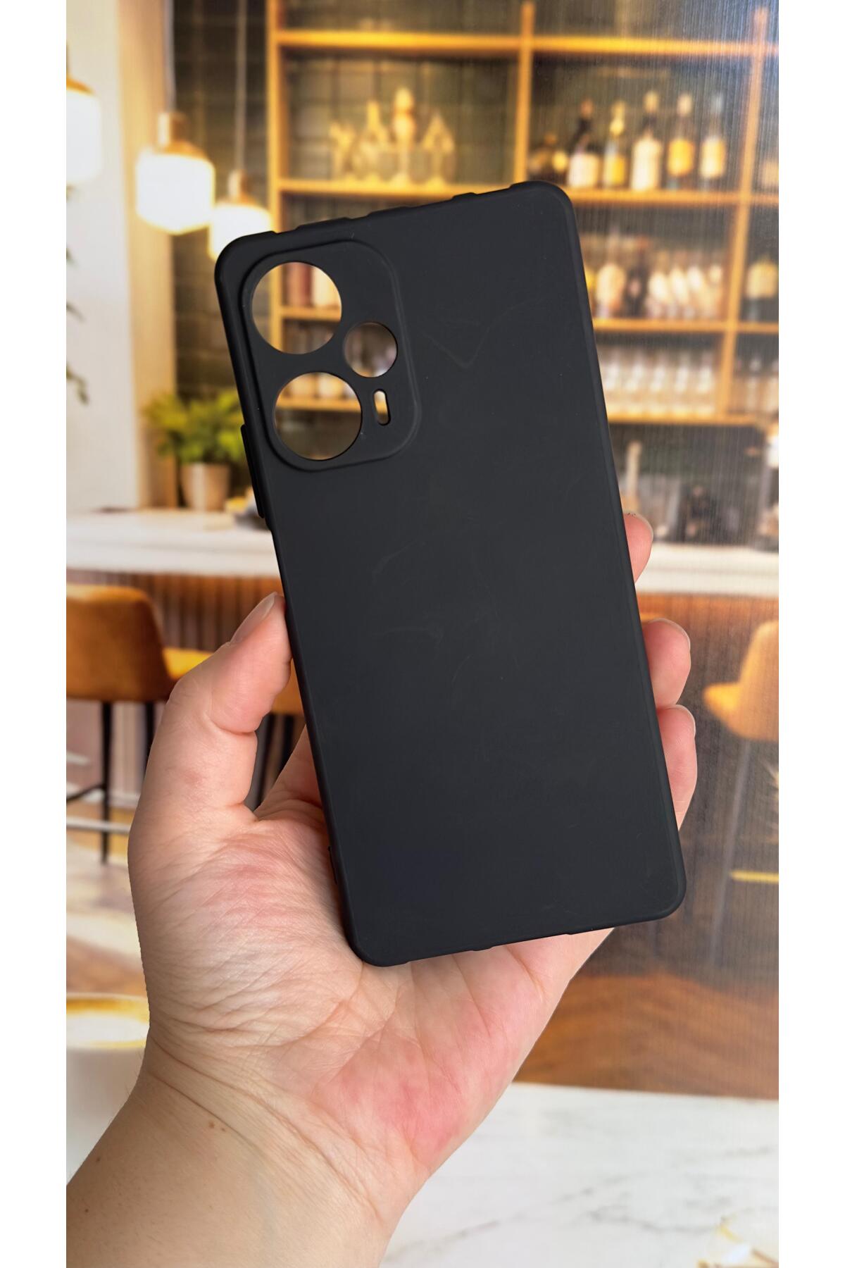 Poco F5 Uyumlu Silikon Darbe Emici Klasik Korumalı Rubber Kılıf