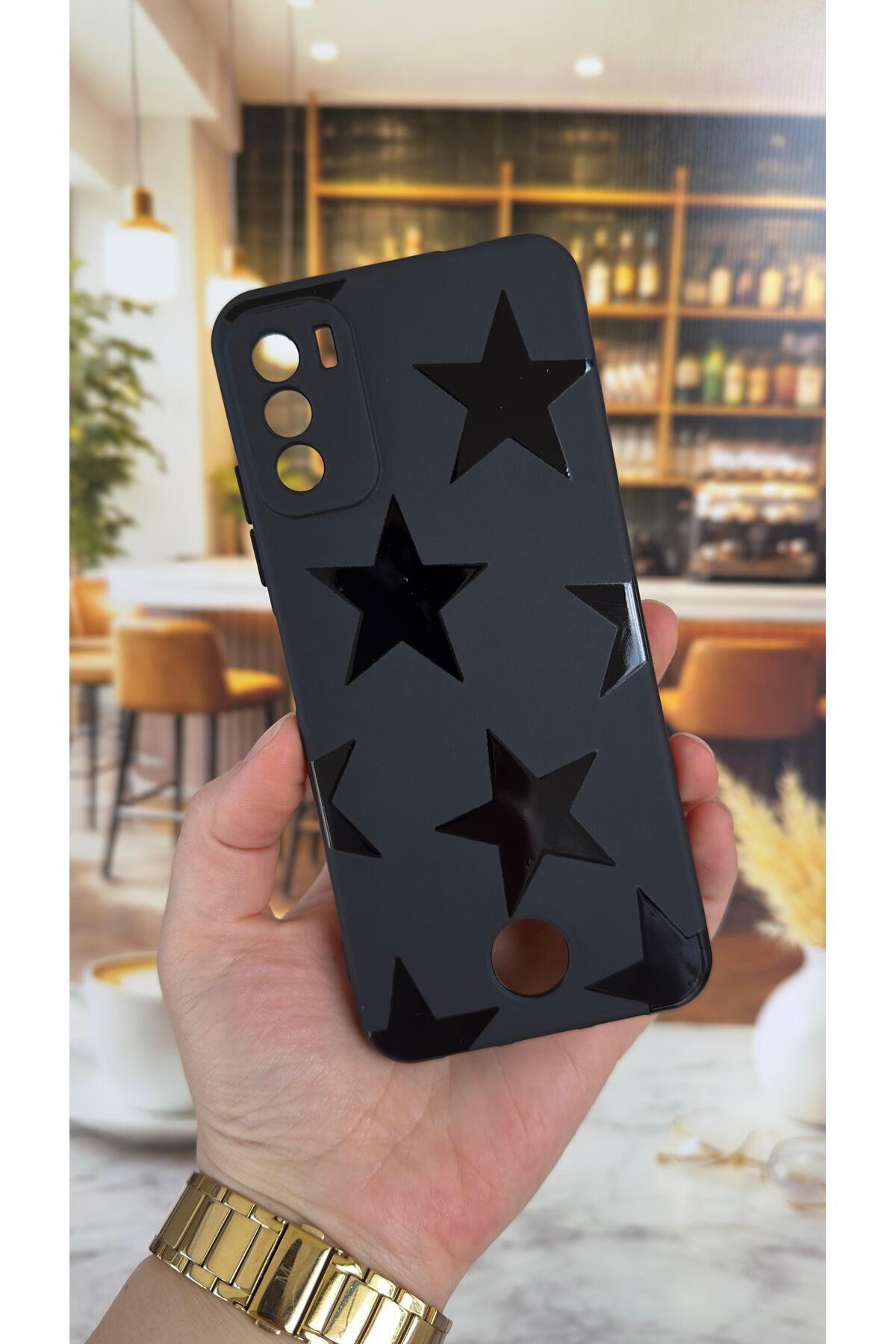 REEDER S19 MAX PRO S Uyumlu Star Silikon Darbe Emici Klasik Korumalı Rubber Kılıf