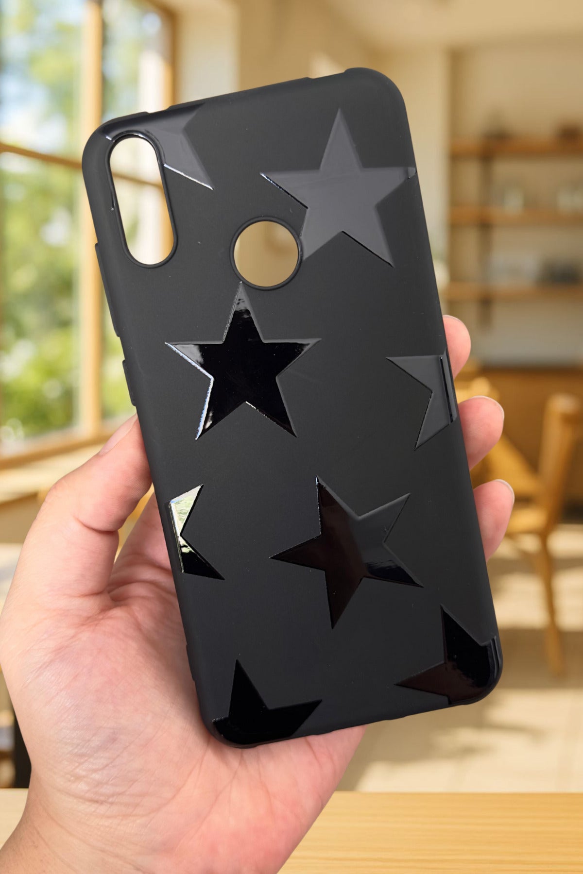 HUAWEİ Y6 2019 Uyumlu STAR Silikon Darbe Emici Klasik Korumalı Rubber Kılıf