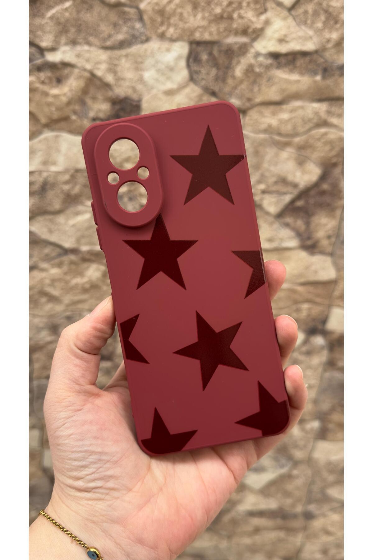 REALME 12 LİTE Uyumlu Star Silikon Darbe Emici Klasik Korumalı Rubber Kılıf