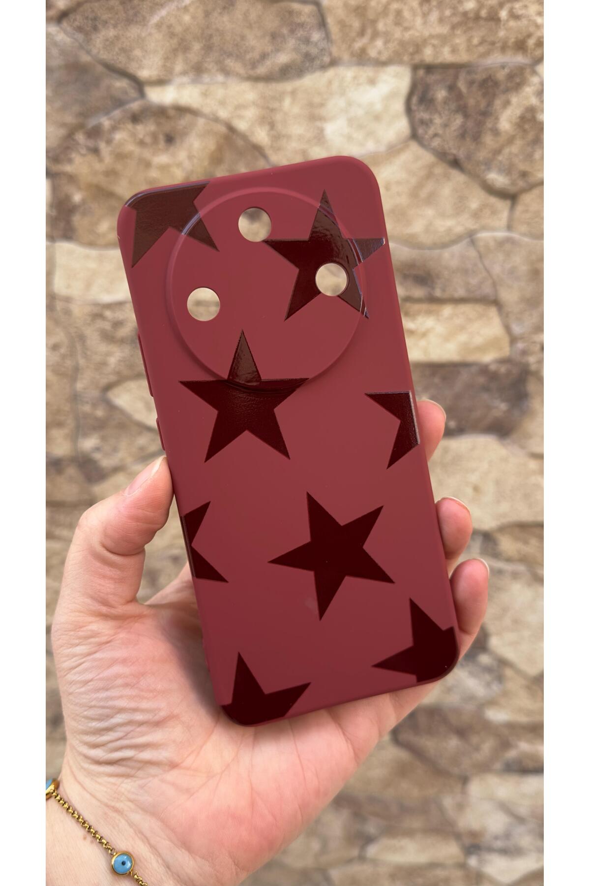 Honor Magic 8 Lite Uyumlu Star Silikon Darbe Emici Klasik Korumalı Rubber Kılıf