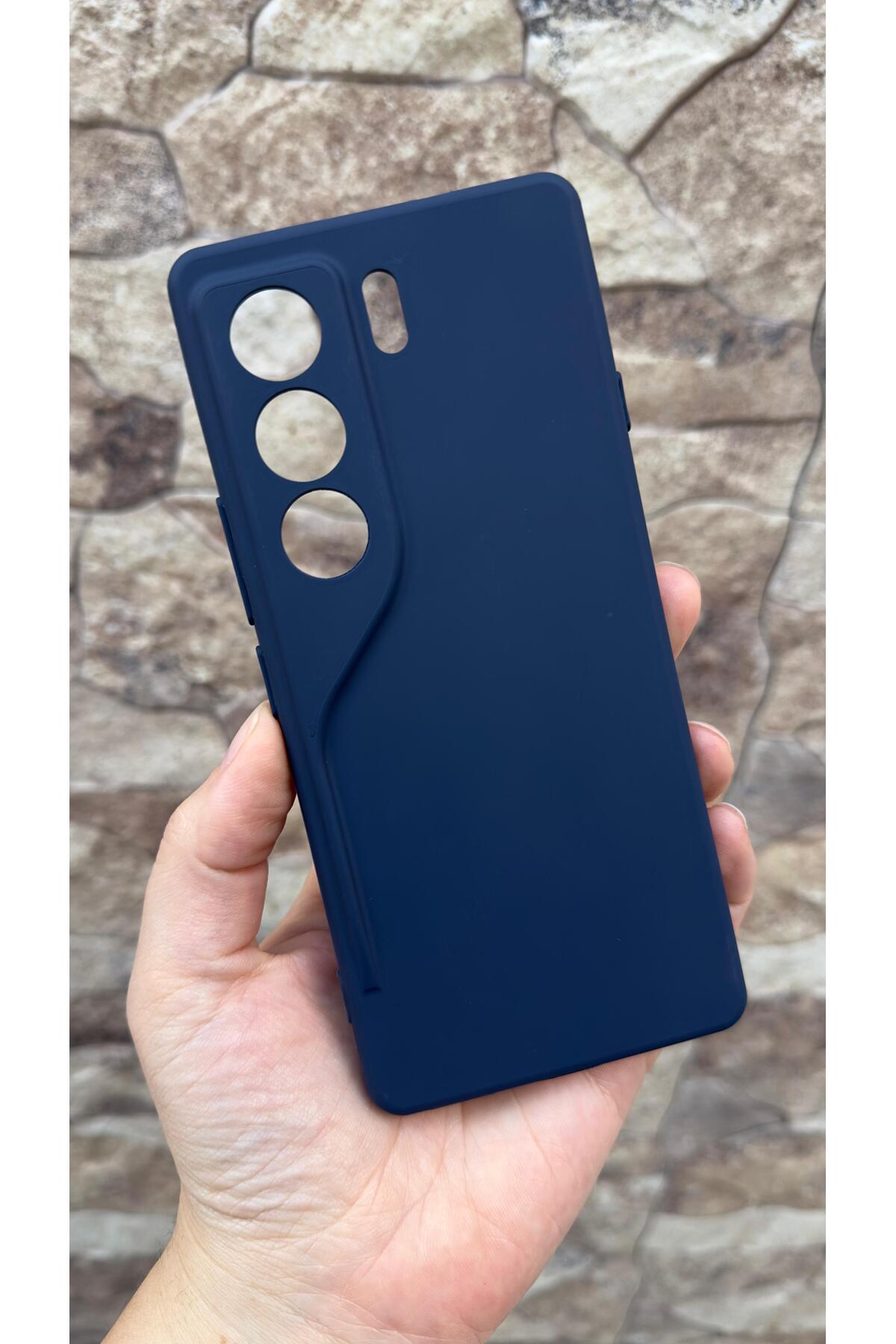 Tecno Camon 40 Pro - Silikon Darbe Emici Klasik Korumalı Rubber Kılıf