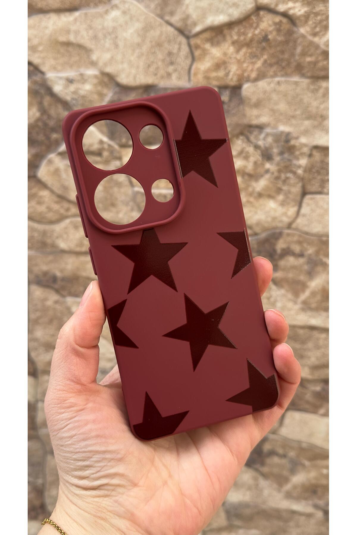 Redmi Note 13 Pro 4G Uyumlu Star Silikon Darbe Emici Klasik Korumalı Rubber Kılıf