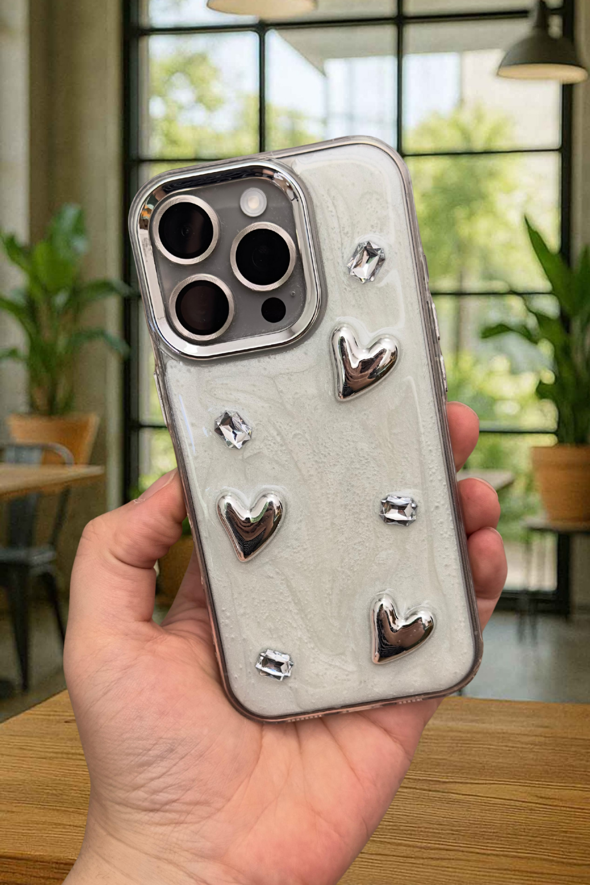 iPhone 16 Pro Max Kamera Çıkıntılı Şık ve Dayanıklı Telefon Kılıfı - Zarif Tasarımlar Moda Kılıf