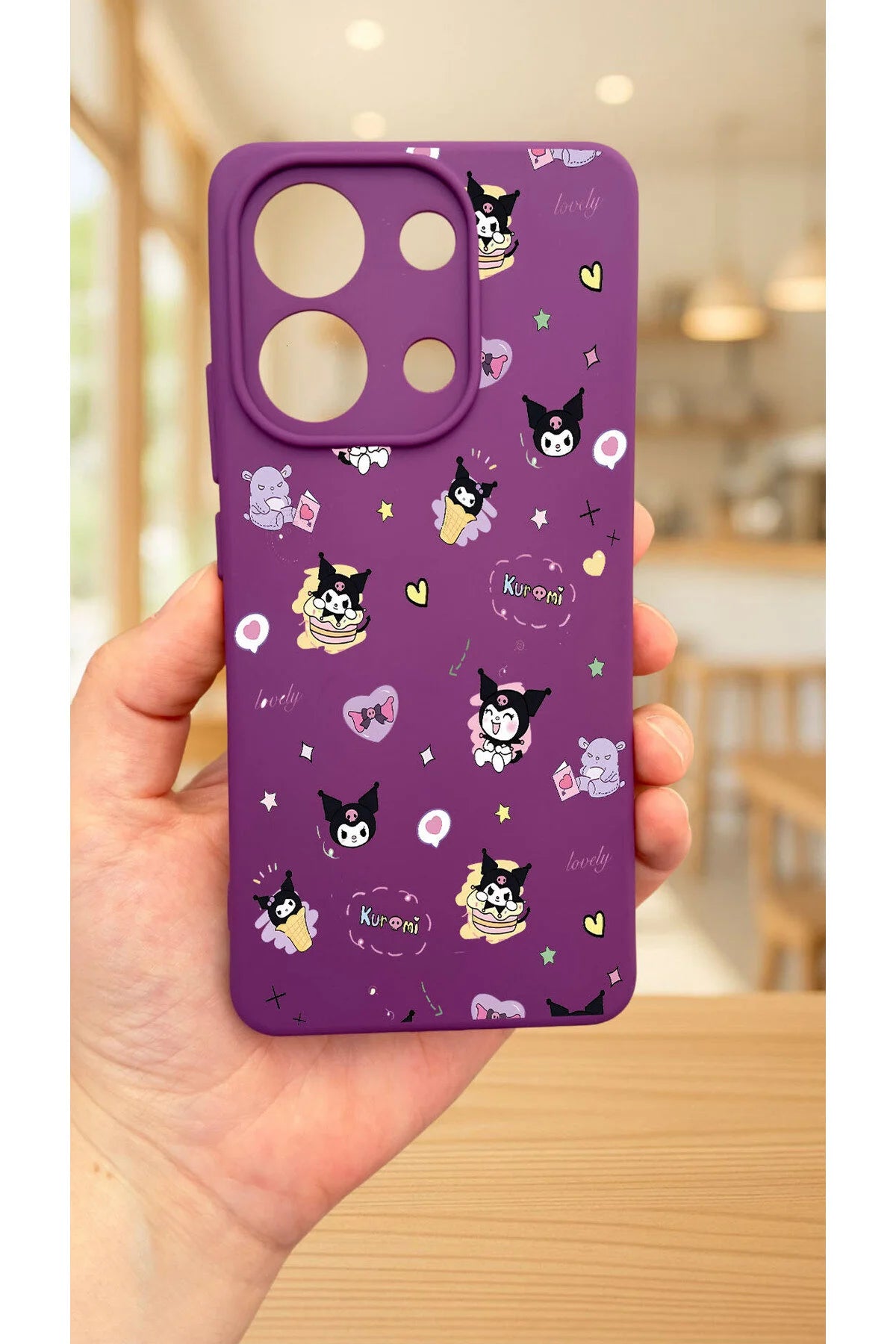 Xiaomi Redmi Note 13 Pro 4G KURUMI DESENLİ Silikon Darbe Emici Klasik Korumalı Rubber Kılıf