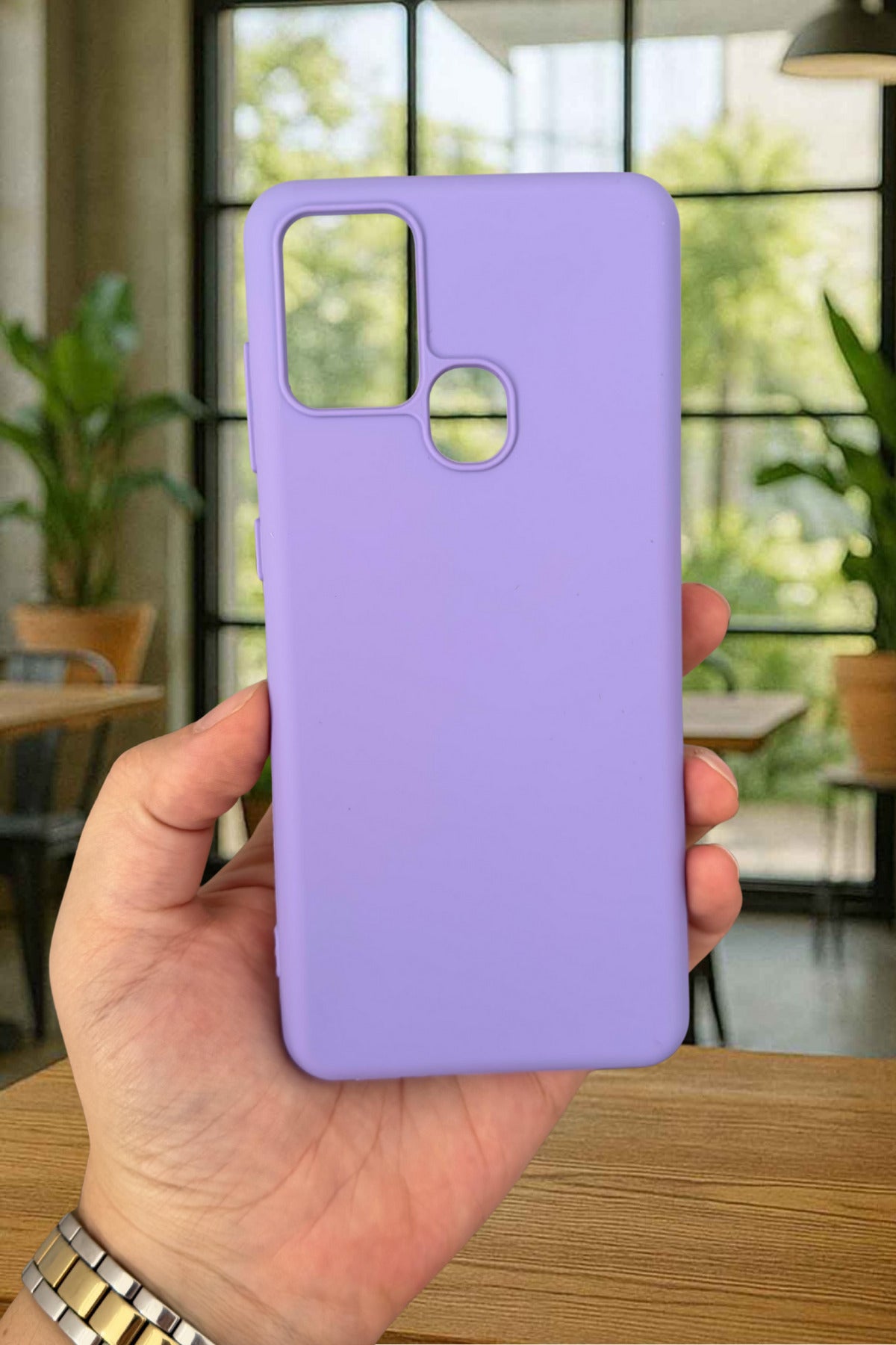 Samsung Galaxy A21s Silikon Darbe Emici Klasik Korumalı Rubber Kılıf