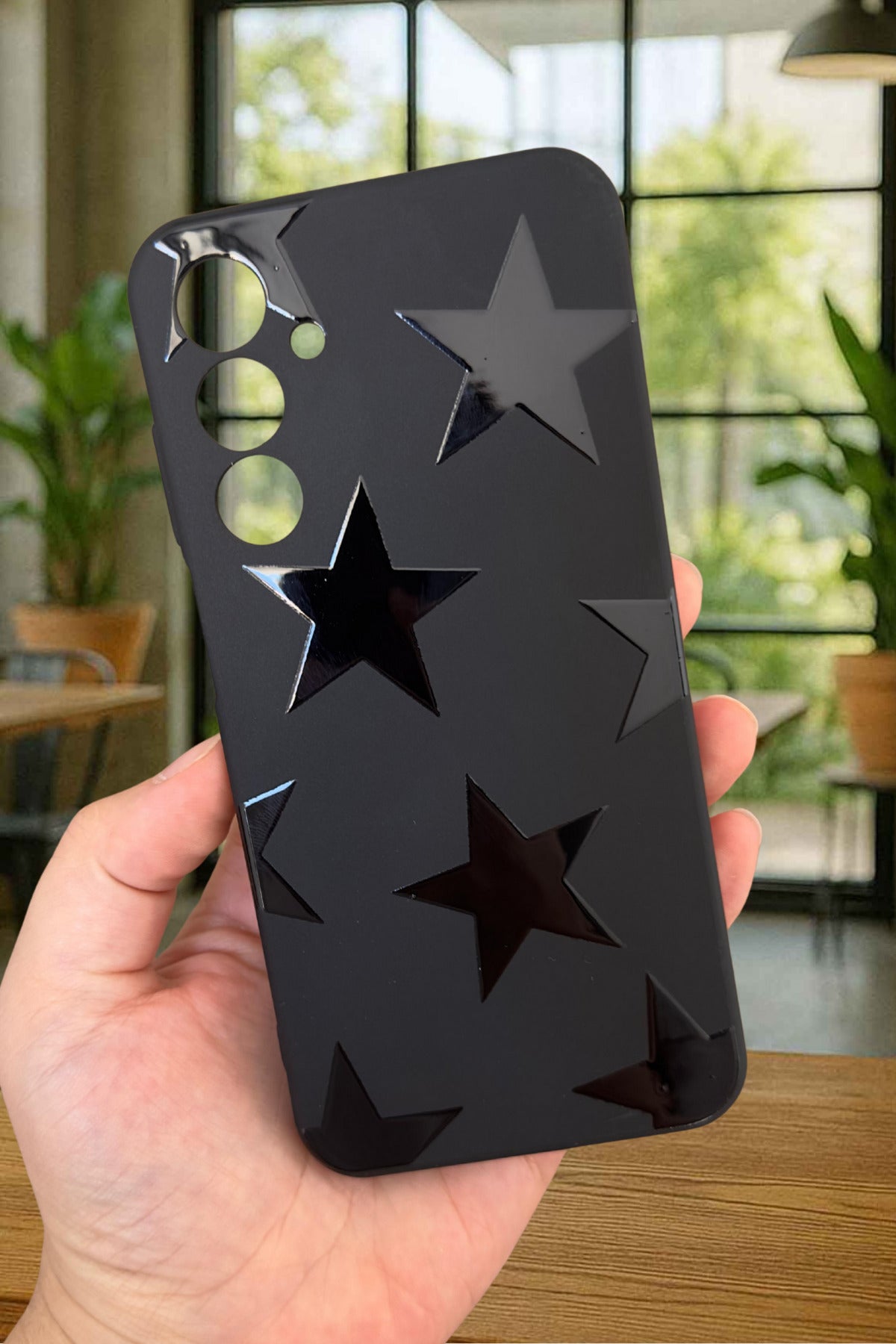 Samsung Galaxy A25 Uyumlu STAR Silikon Darbe Emici Klasik Korumalı Rubber Kılıf